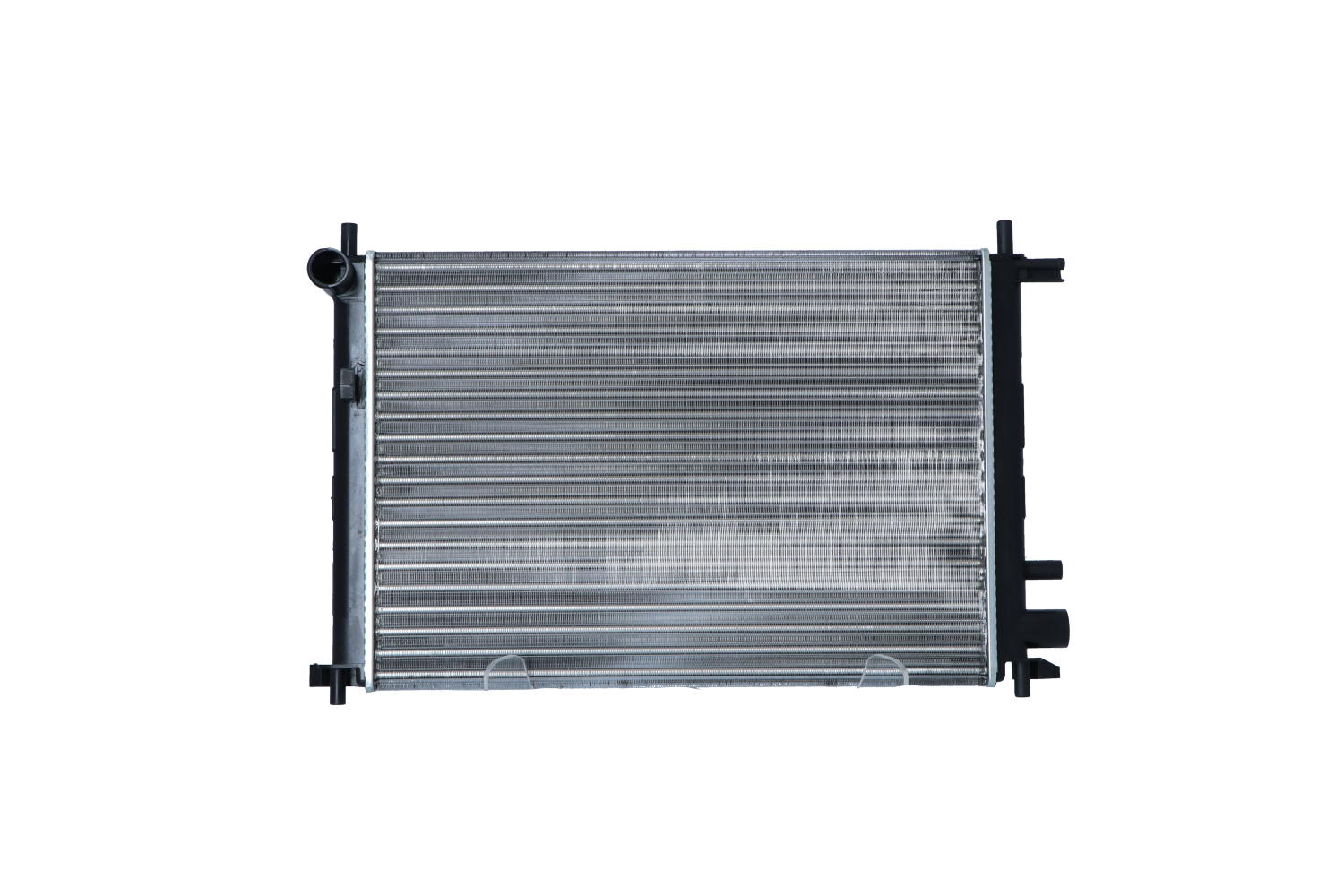 54667 NRF Radiators MAZDA Aluminium, 525 x 378 x 23 mm, with mounting parts, Mechanically jointed cooling fins