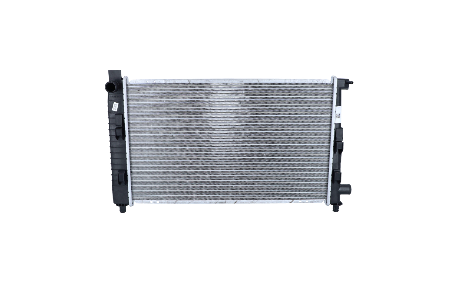 NRF 54719 Engine radiator Aluminium, 600 x 359 x 21 mm, with mounting parts, Brazed cooling fins