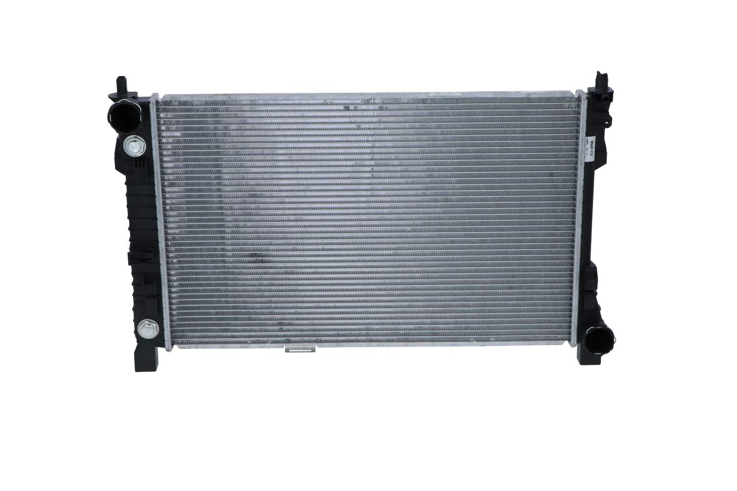 NRF EASY FIT 55310 Engine radiator Aluminium, 650 x 405 x 18 mm, with seal ring, Brazed cooling fins