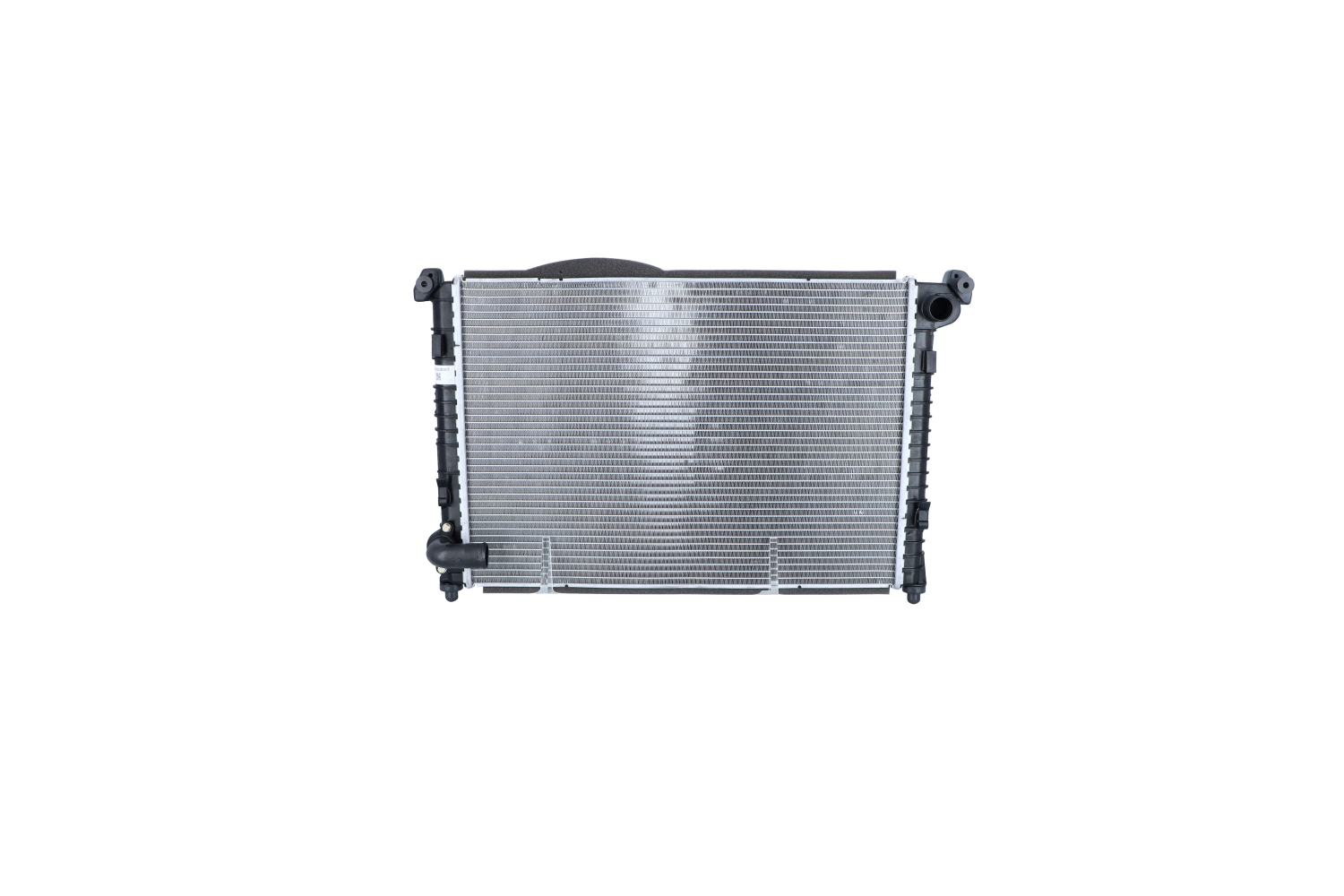 NRF 55338 Engine radiator Aluminium, 578 x 405 x 29 mm, with mounting parts, Brazed cooling fins