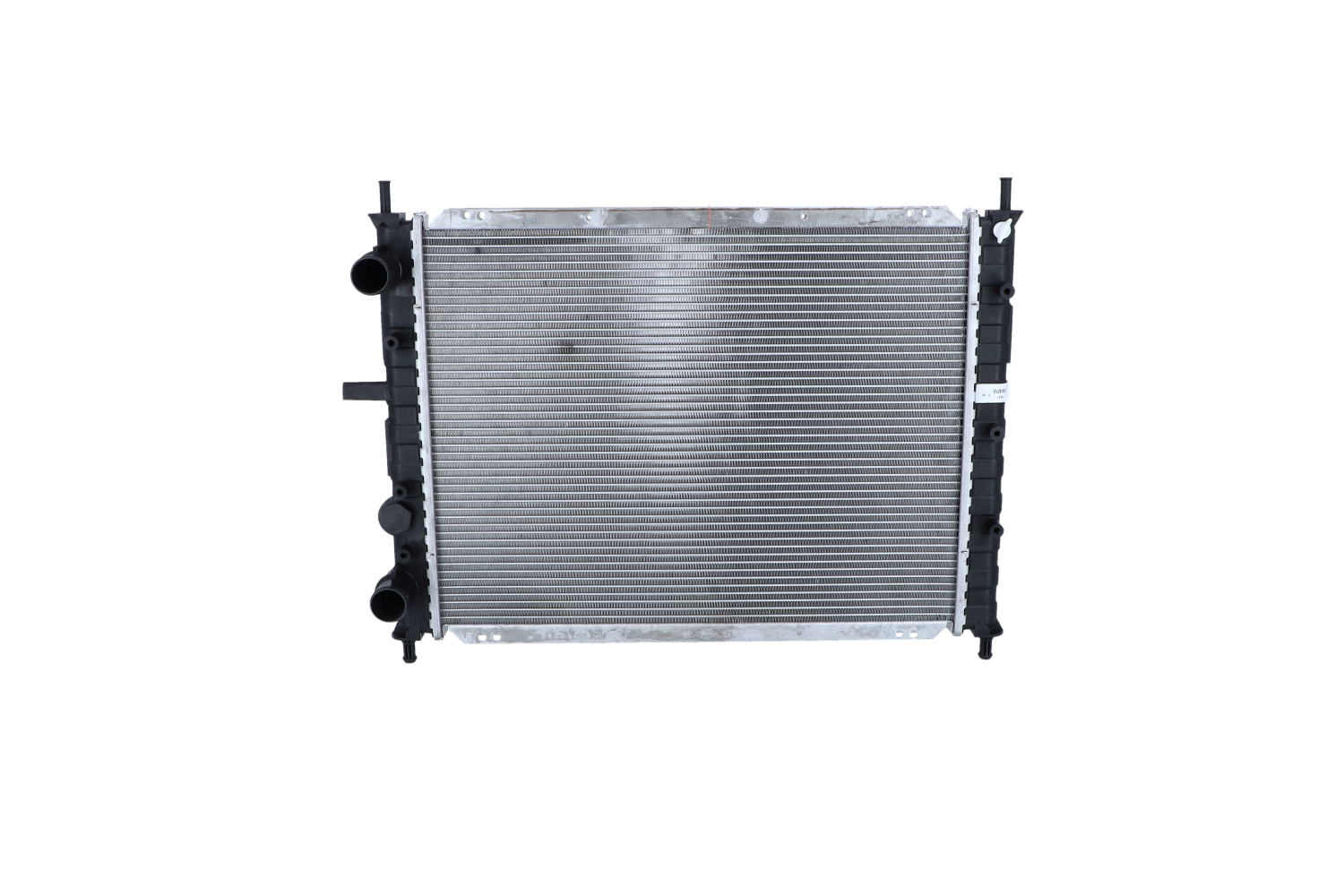NRF 58013 Engine radiator Aluminium, 510 x 414 x 34 mm, with mounting parts, Brazed cooling fins