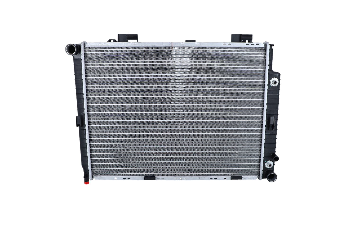 NRF 58100 Engine radiator Aluminium, 640 x 484 x 34 mm, with mounting parts, Brazed cooling fins