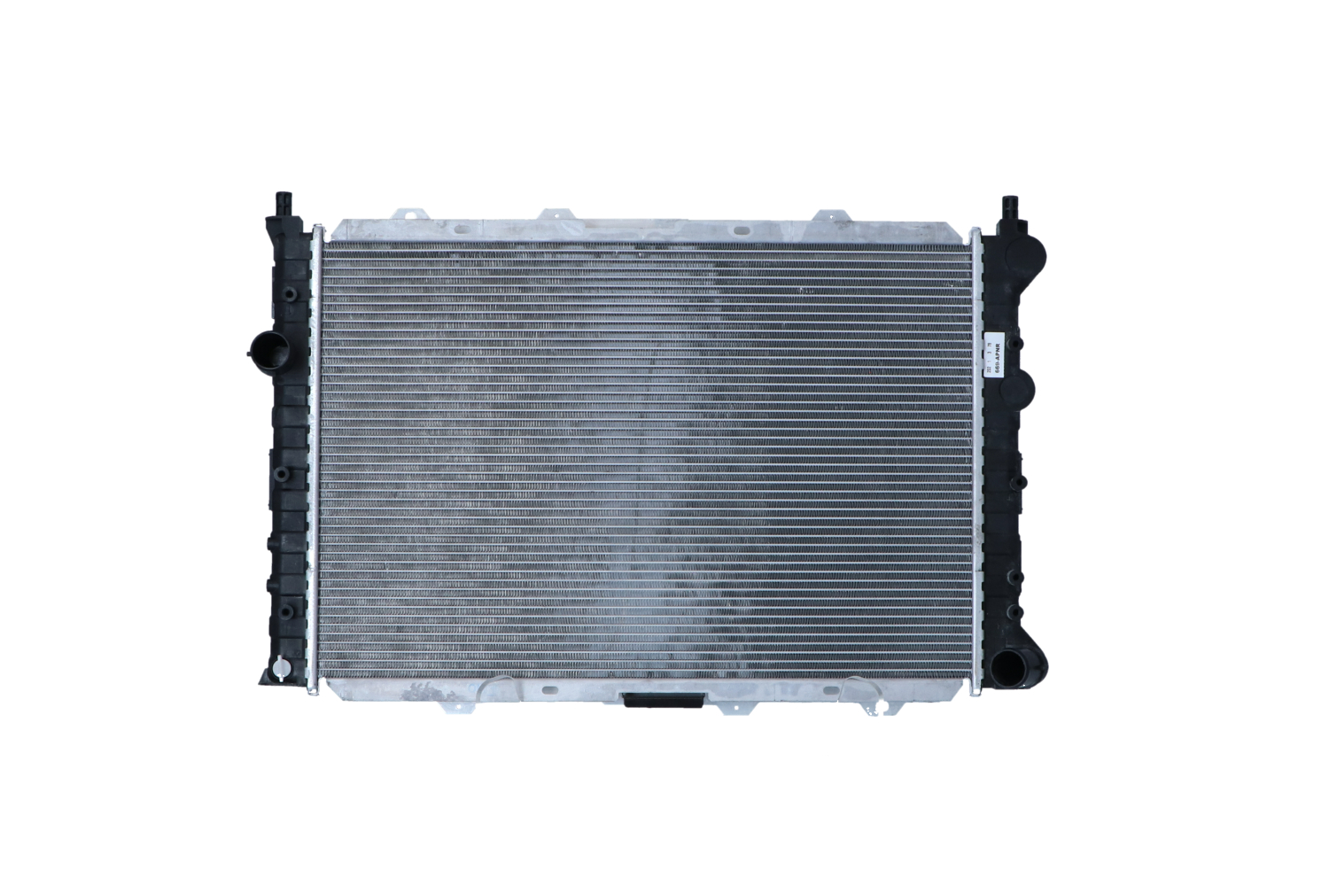 NRF 58202 Engine radiator Aluminium, 580 x 387 x 24 mm, with mounting parts, Brazed cooling fins