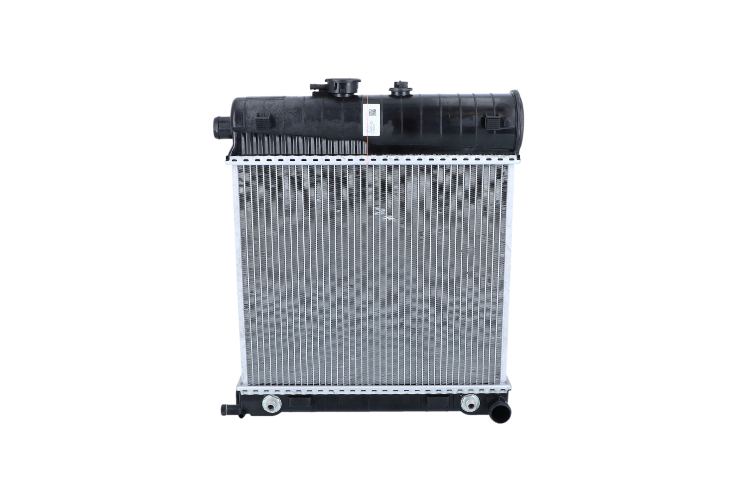 NRF 58232 Engine radiator Aluminium, 432 x 360 x 30 mm, with mounting parts, Brazed cooling fins