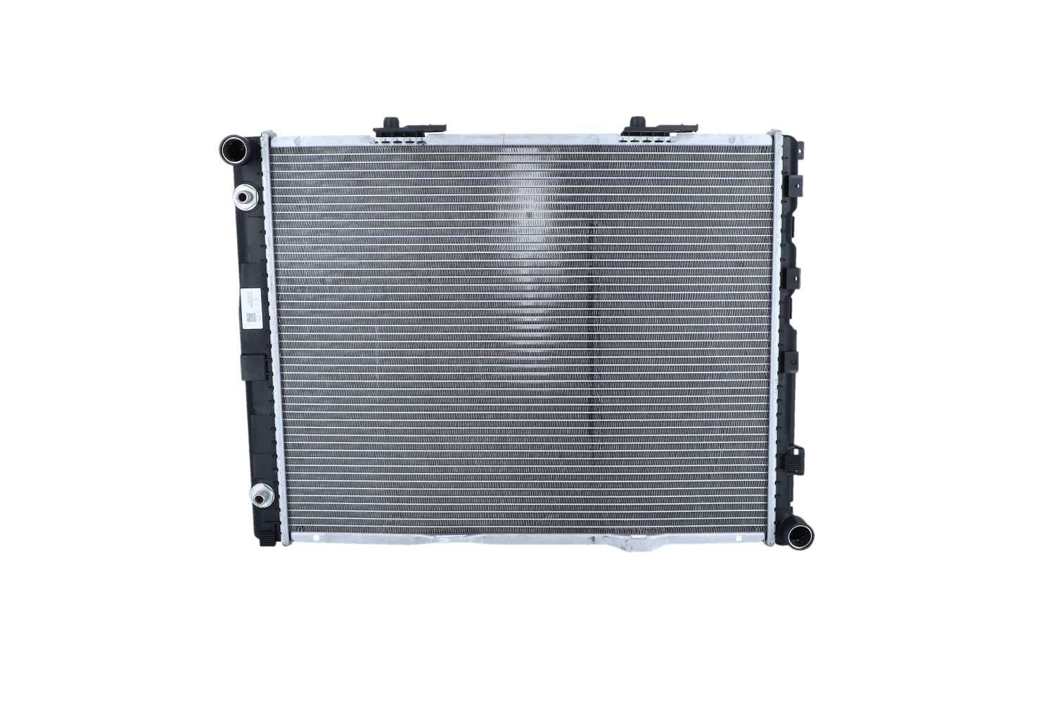 NRF 58253 Engine radiator Aluminium, 612 x 485 x 42 mm, with mounting parts, Brazed cooling fins