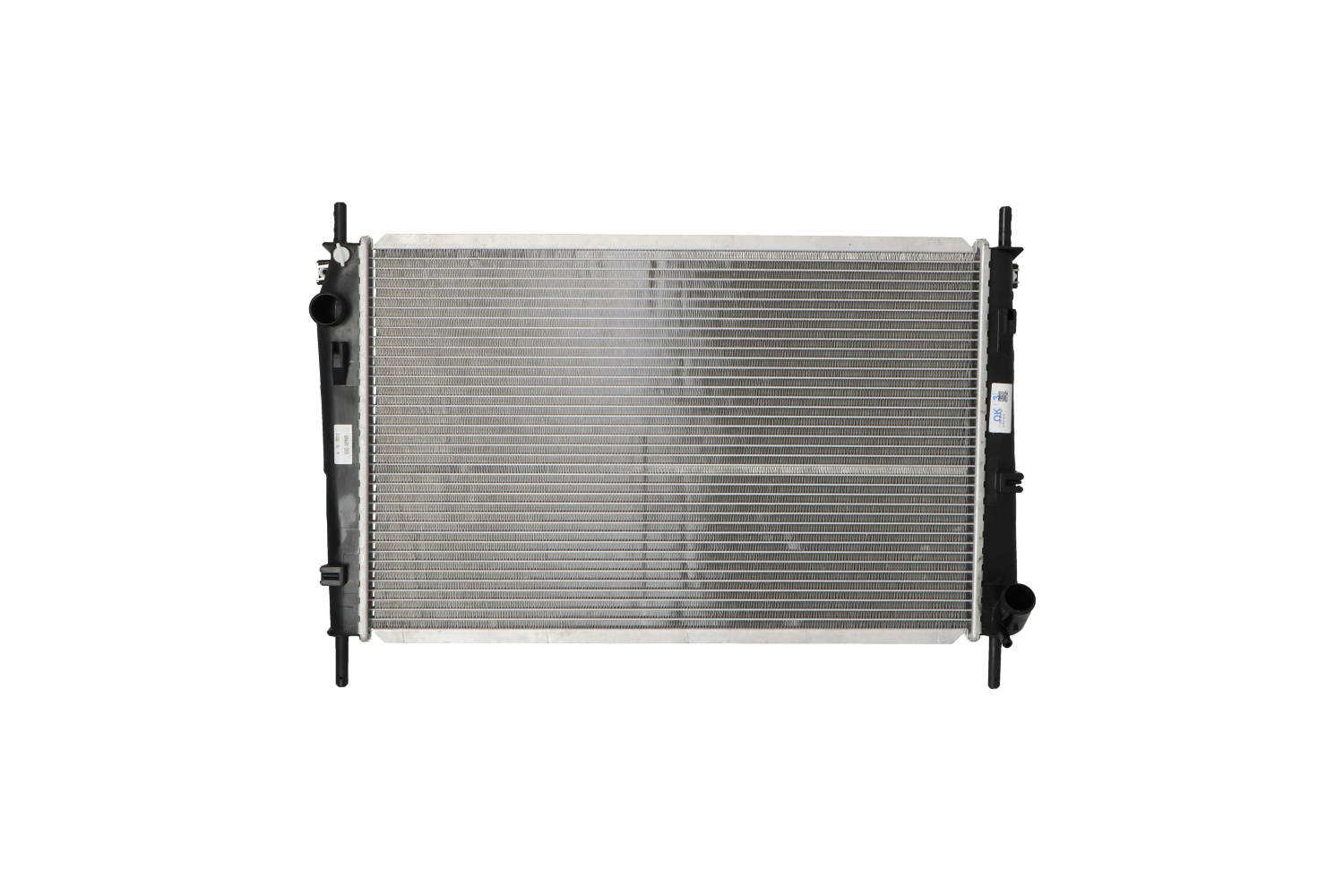 NRF 58272 Engine radiator Aluminium, 616 x 386 x 27 mm, with mounting parts, Brazed cooling fins