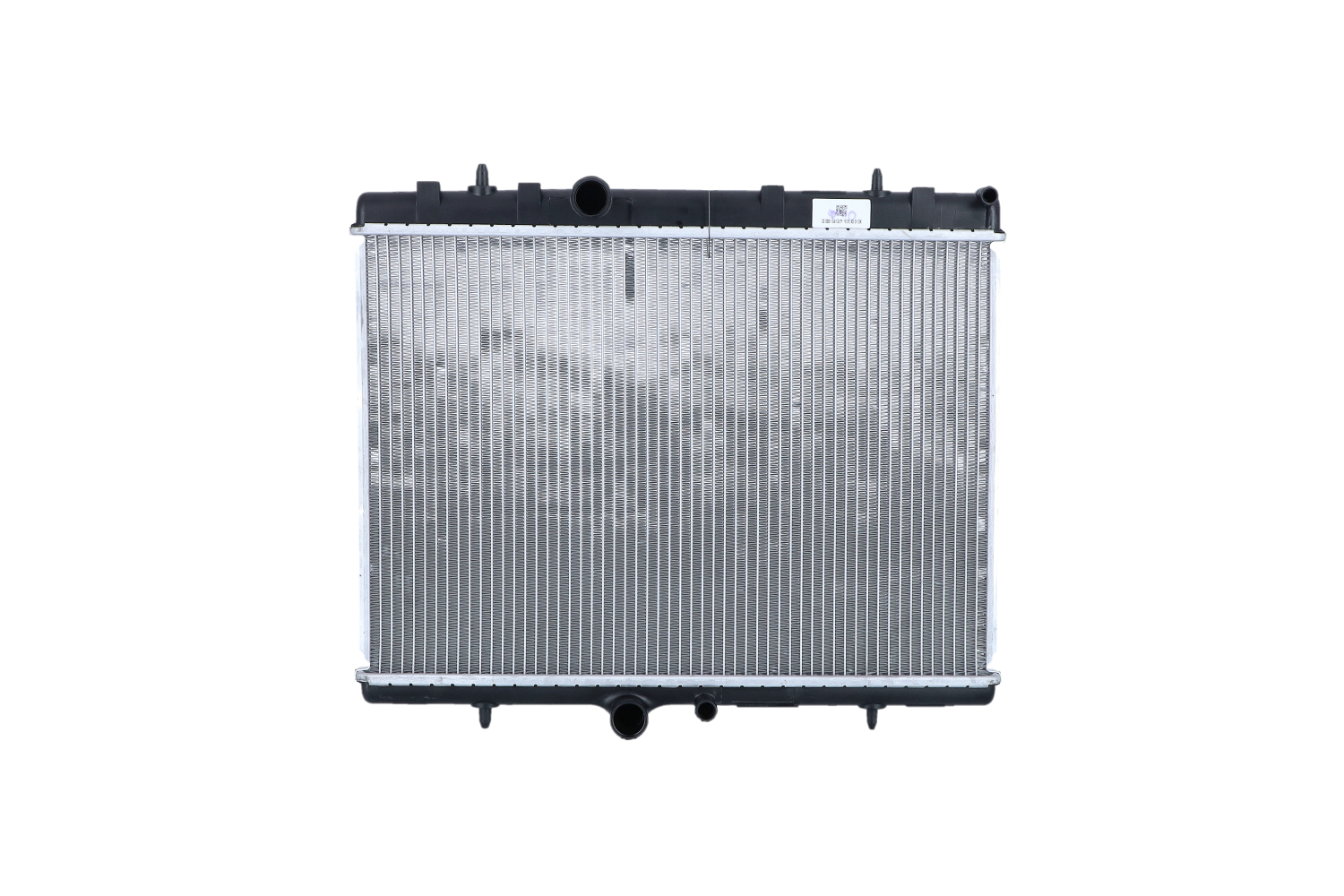NRF EASY FIT 58312 Engine radiator Aluminium, 563 x 378 x 18 mm, with mounting parts, Brazed cooling fins
