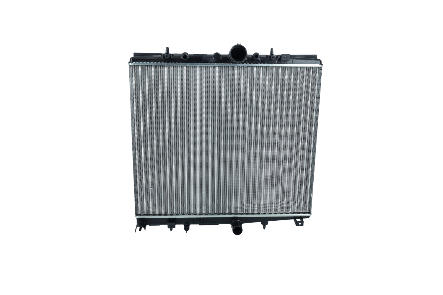 NRF 58313 Kühler, Motorkühlung Aluminium, 563 x 465 x 23 mm, Kühlrippen mechanisch gefügt