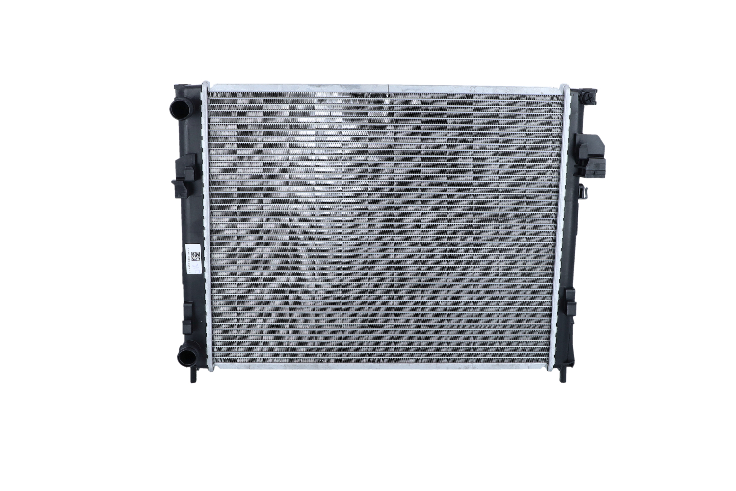 NRF 58332 Engine radiator Aluminium, 559 x 445 x 26 mm, with mounting parts, Brazed cooling fins
