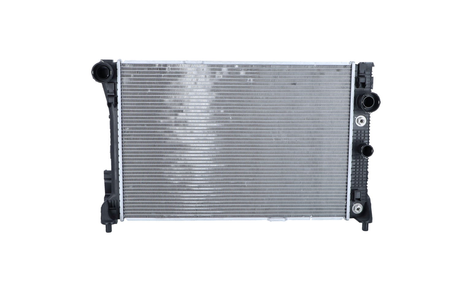 NRF EASY FIT 58335 Engine radiator Aluminium, 640 x 427 x 27 mm, with seal ring, Brazed cooling fins