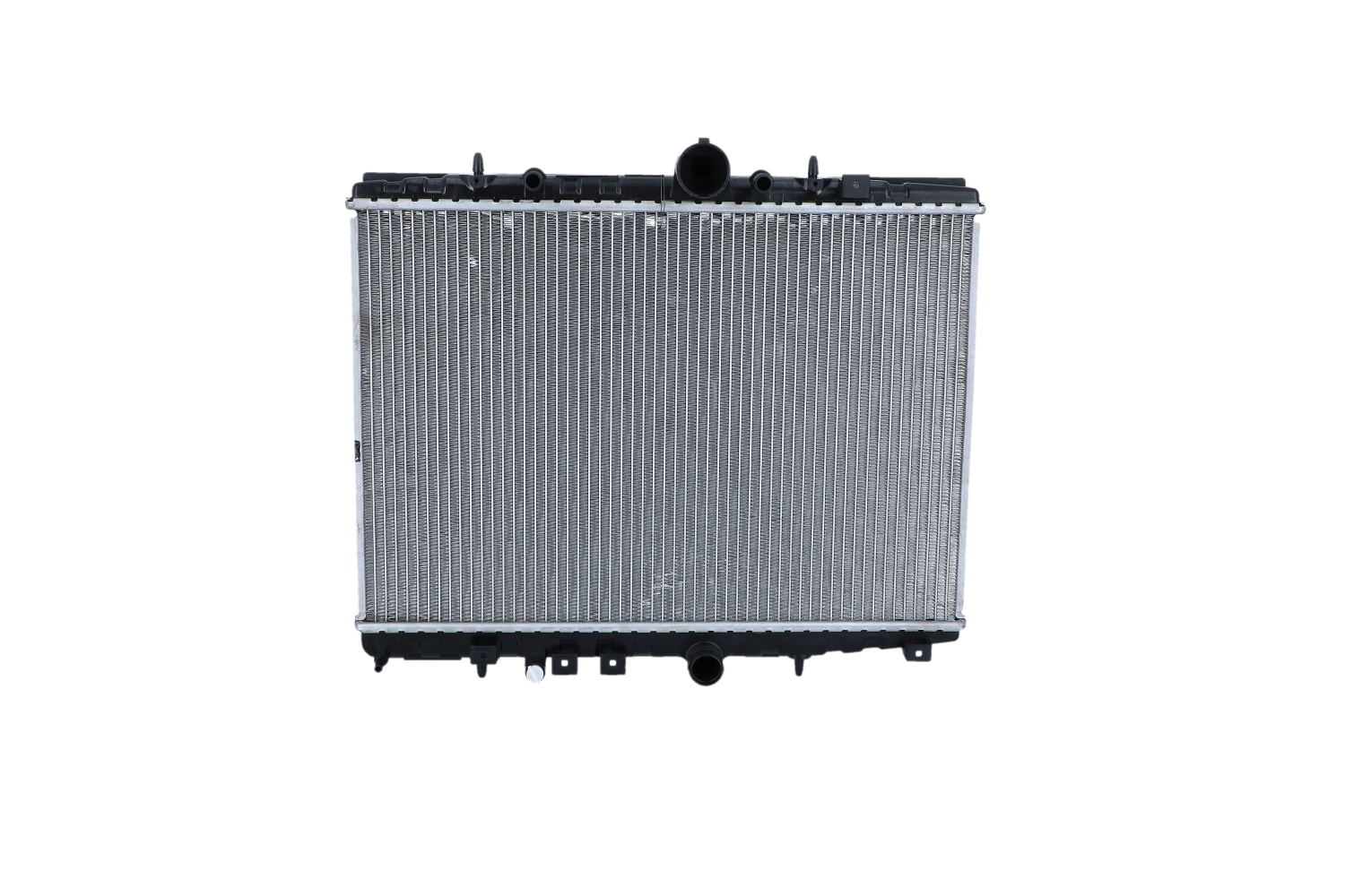 NRF EASY FIT 58341 Engine radiator Aluminium, 555 x 380 x 33 mm, with seal ring, Brazed cooling fins