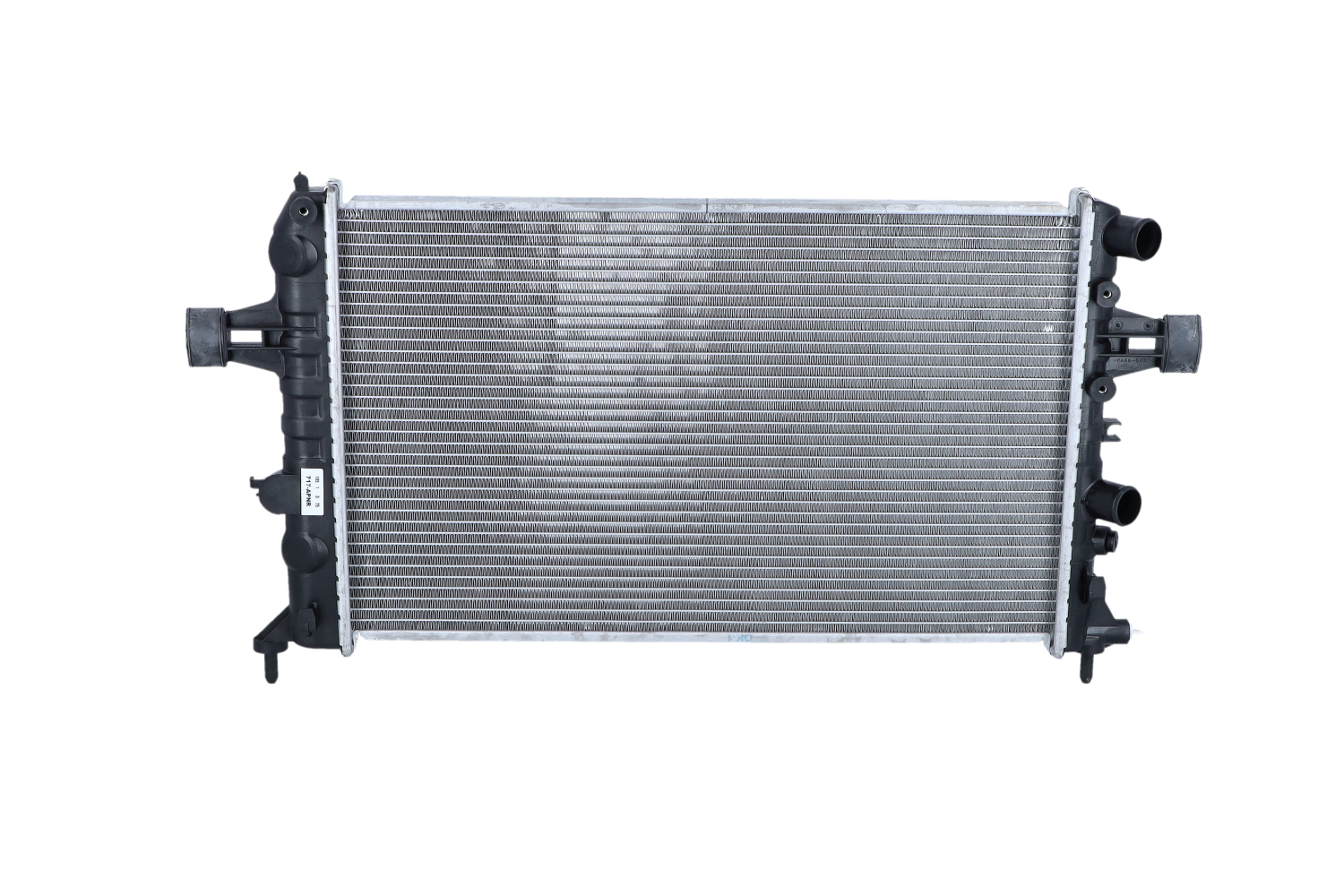 NRF EASY FIT 58355 Engine radiator Aluminium, 600 x 366 x 24 mm, with rubber grommet, Brazed cooling fins