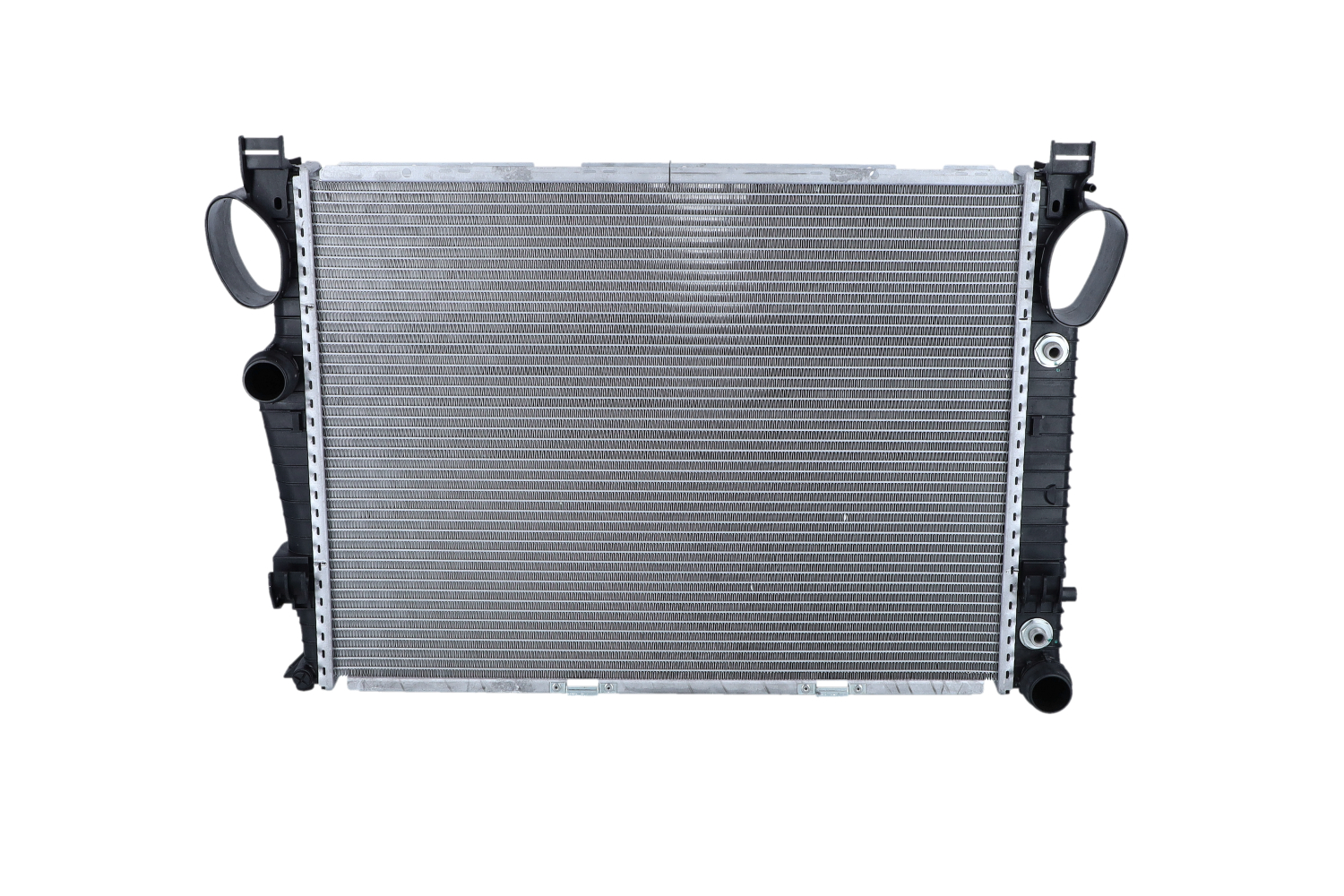 NRF EASY FIT 58366 Engine radiator Aluminium, 640 x 475 x 42 mm, with seal ring, Brazed cooling fins