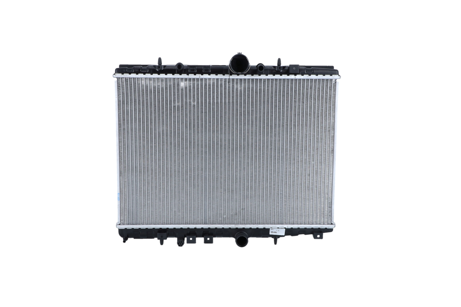 NRF 58719 Engine radiator Aluminium, 532 x 377 x 30 mm, with mounting parts, Brazed cooling fins