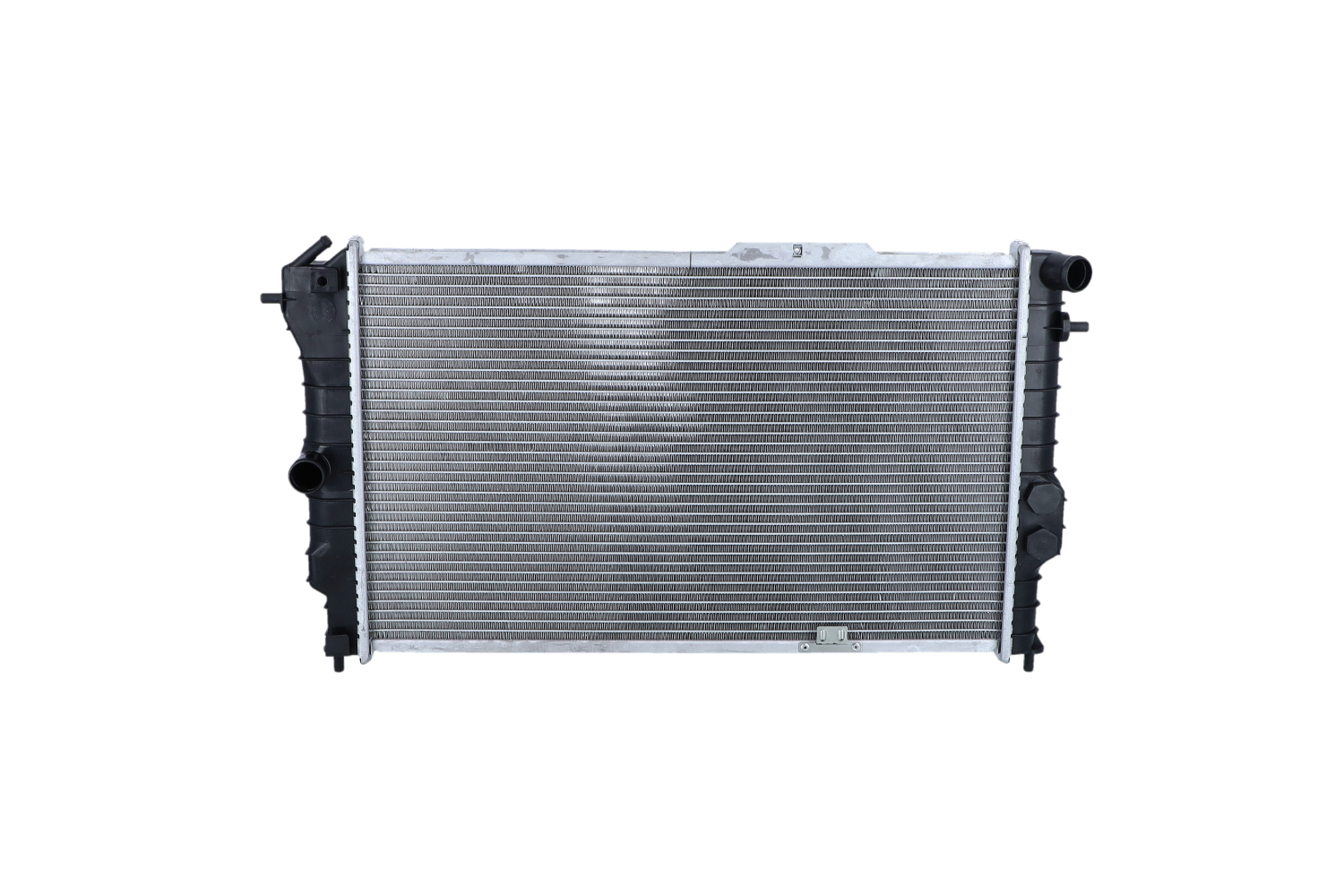 NRF 58972 Engine radiator Aluminium, 617 x 365 x 34 mm, with mounting parts, Brazed cooling fins