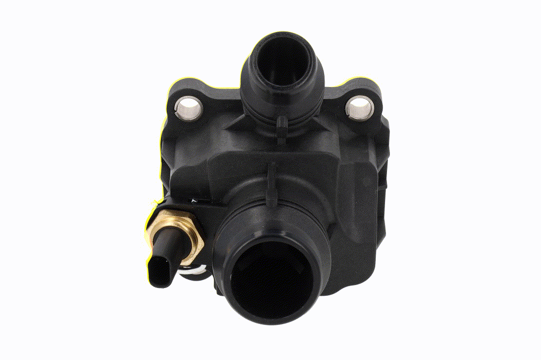 VEMO V95-99-0021 Thermostat housing with gasket/seal, with thermostat, with sensor