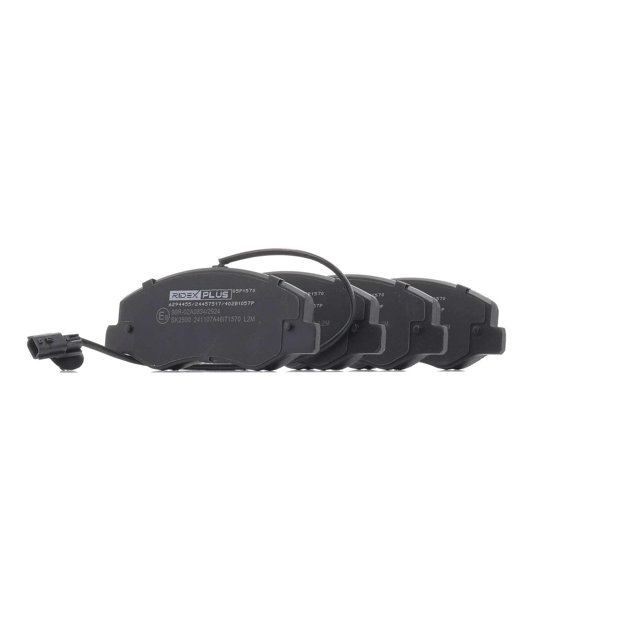402B1057P Bremseklodser RIDEX PLUS 44060 00Q2J OPEL