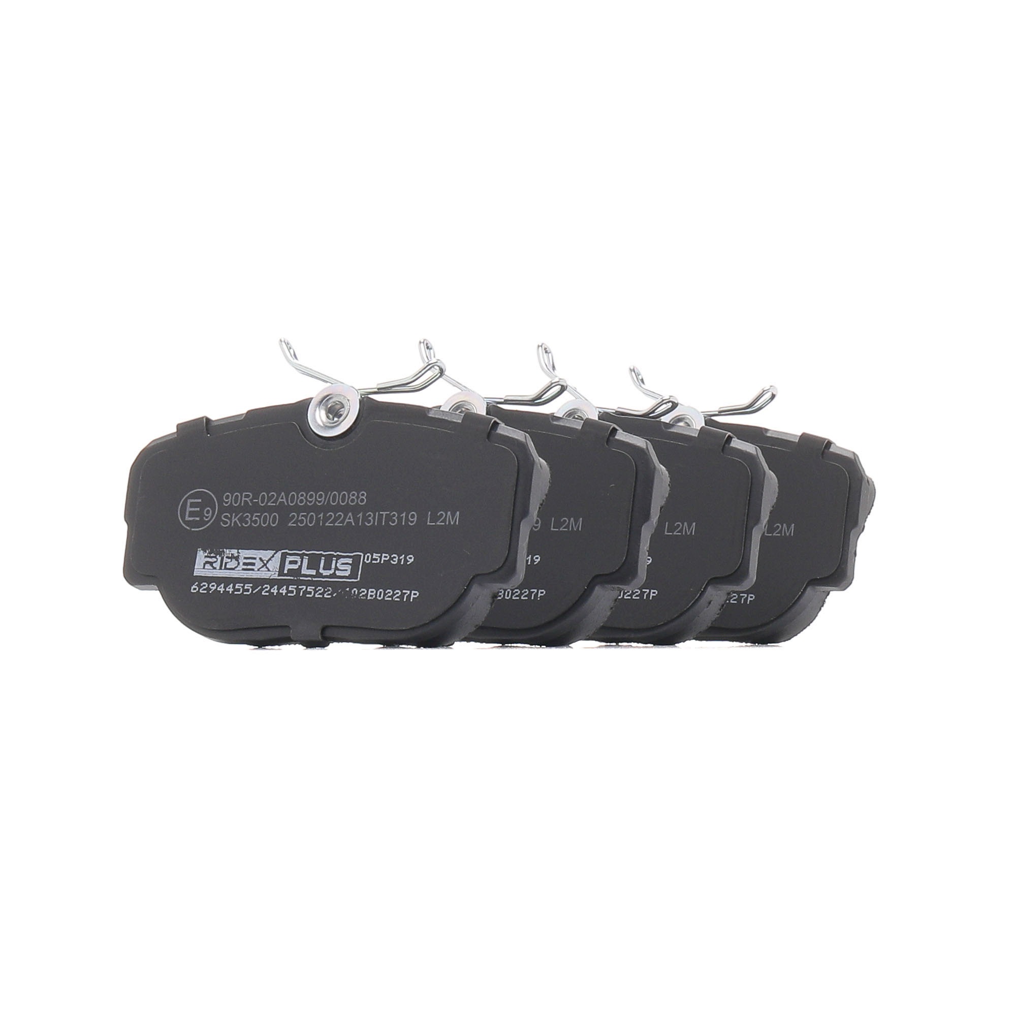 RIDEX PLUS 402B0227P Bremsbelag BMW E30 Cabrio 320i 129 PS Benzin 1991