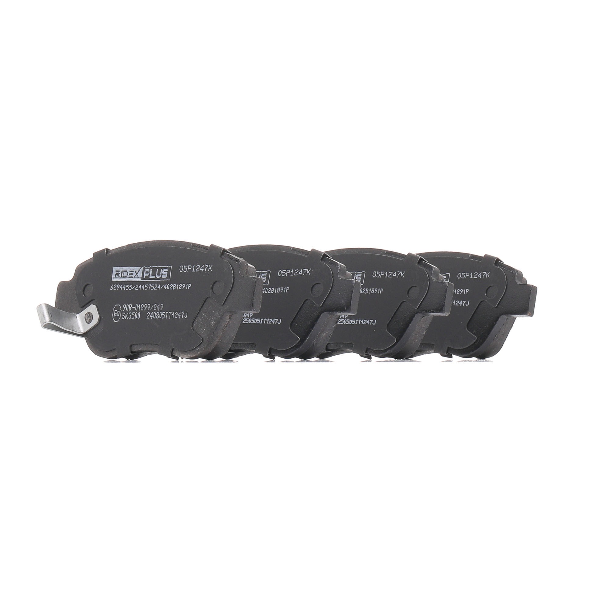 402B1891P Bremseklodser RIDEX PLUS 16 05 353 FORD