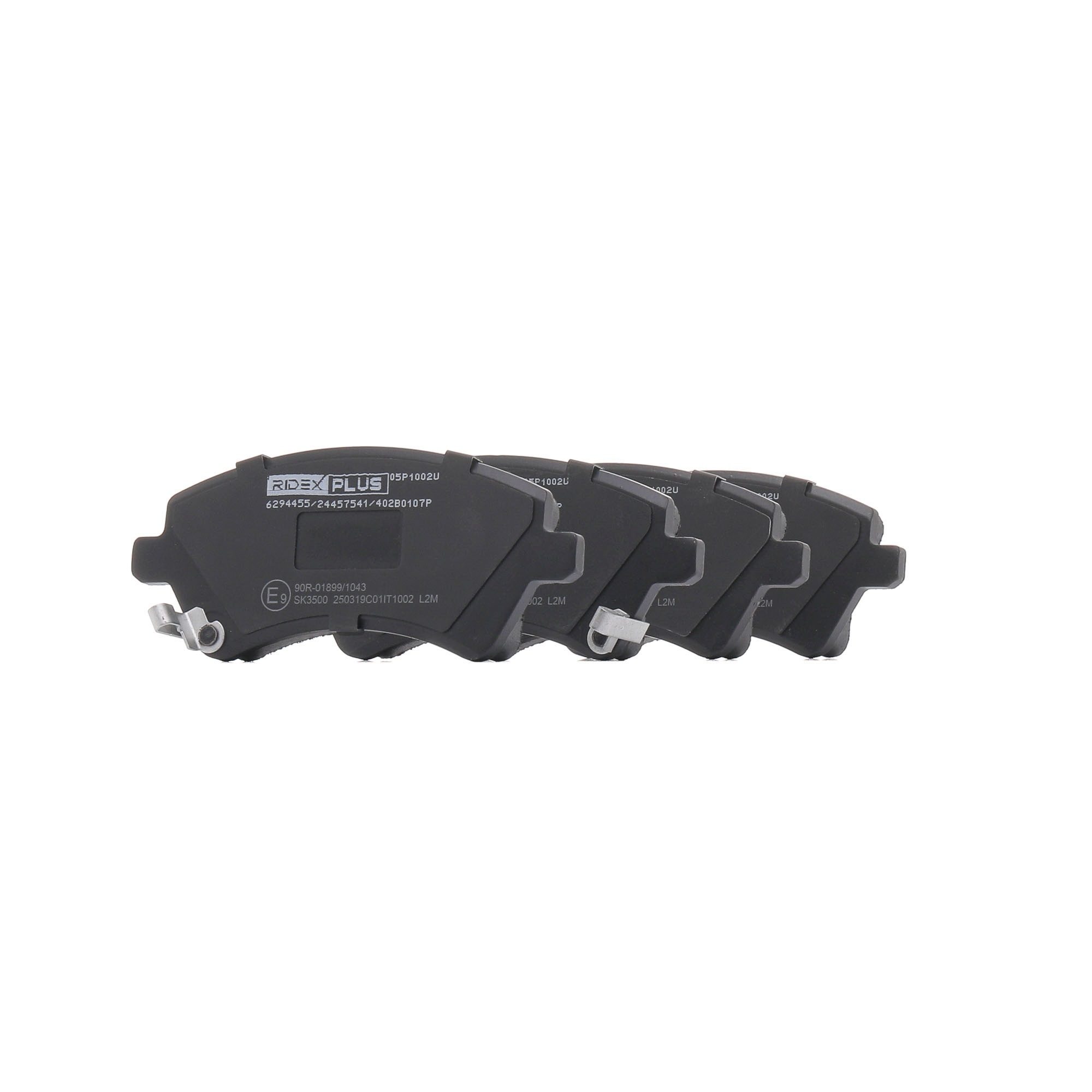402B0107P Bremseklodser RIDEX PLUS 446502130
