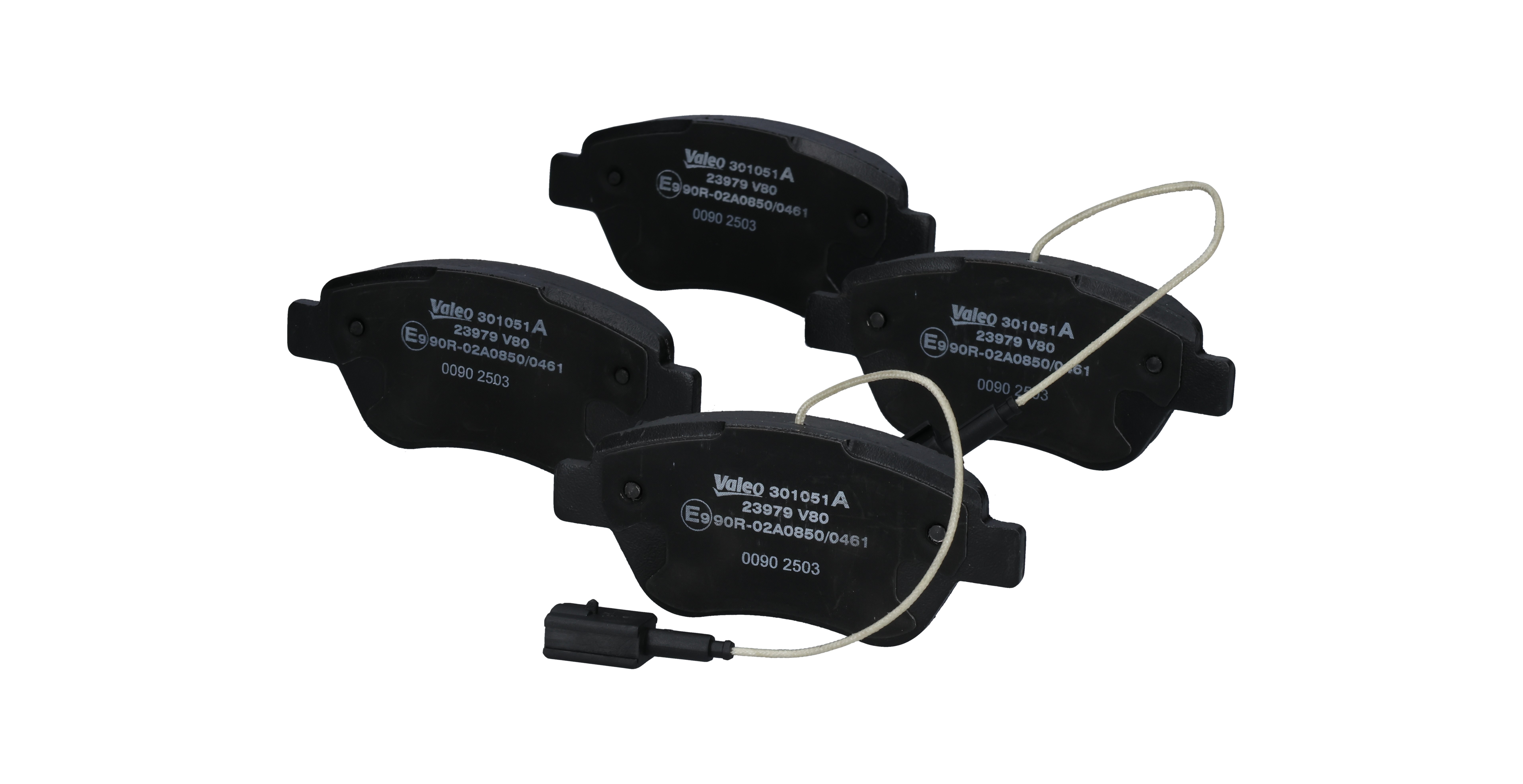 VALEO 301051A Bromsbelägg FIAT QUBO (225) 1.4 78 hk Bensin 2010 pris