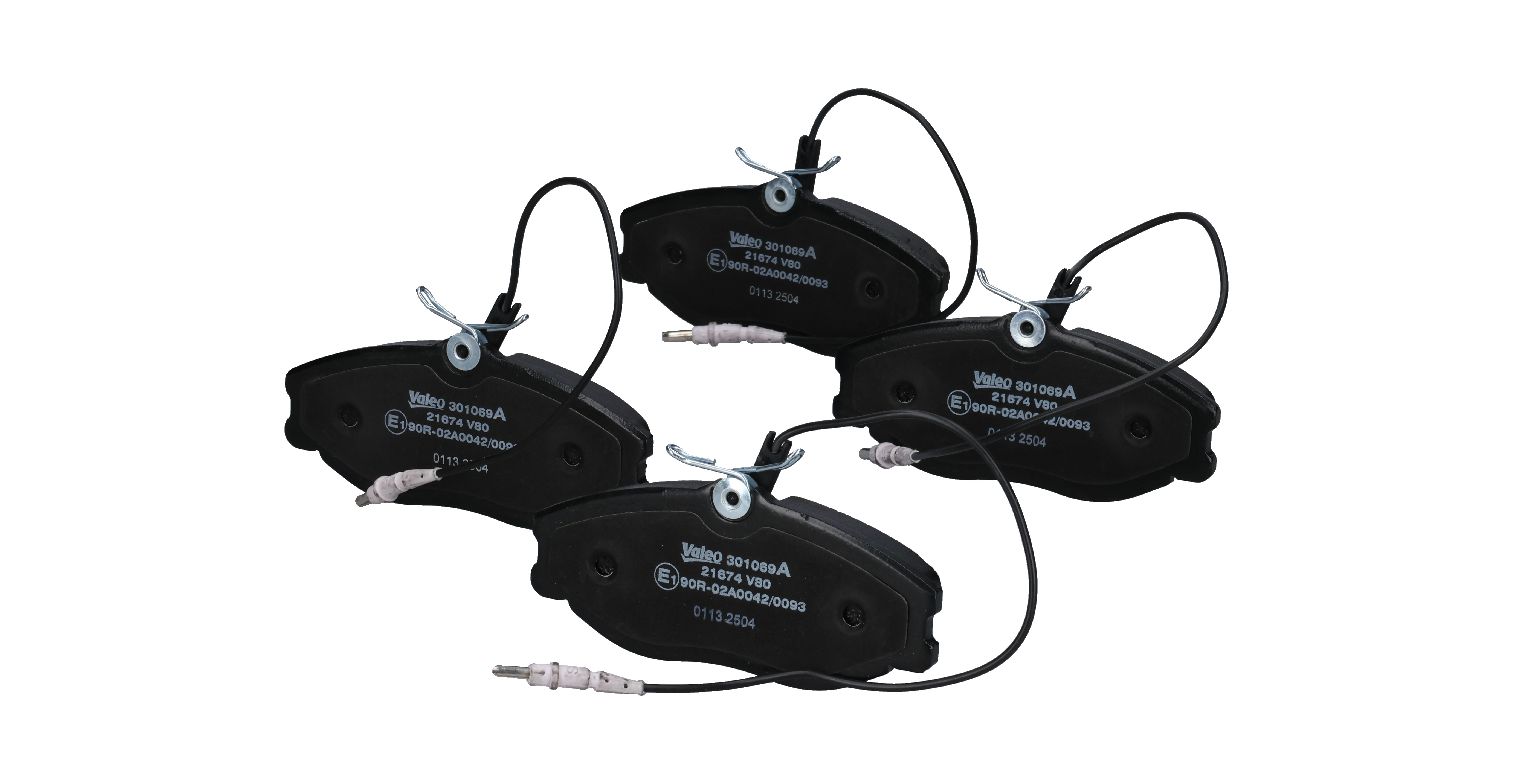 VALEO Front Axle, incl. wear warning contact Height: 57mm, Width: 130mm, Thickness: 18mm Brake pads 301069A buy