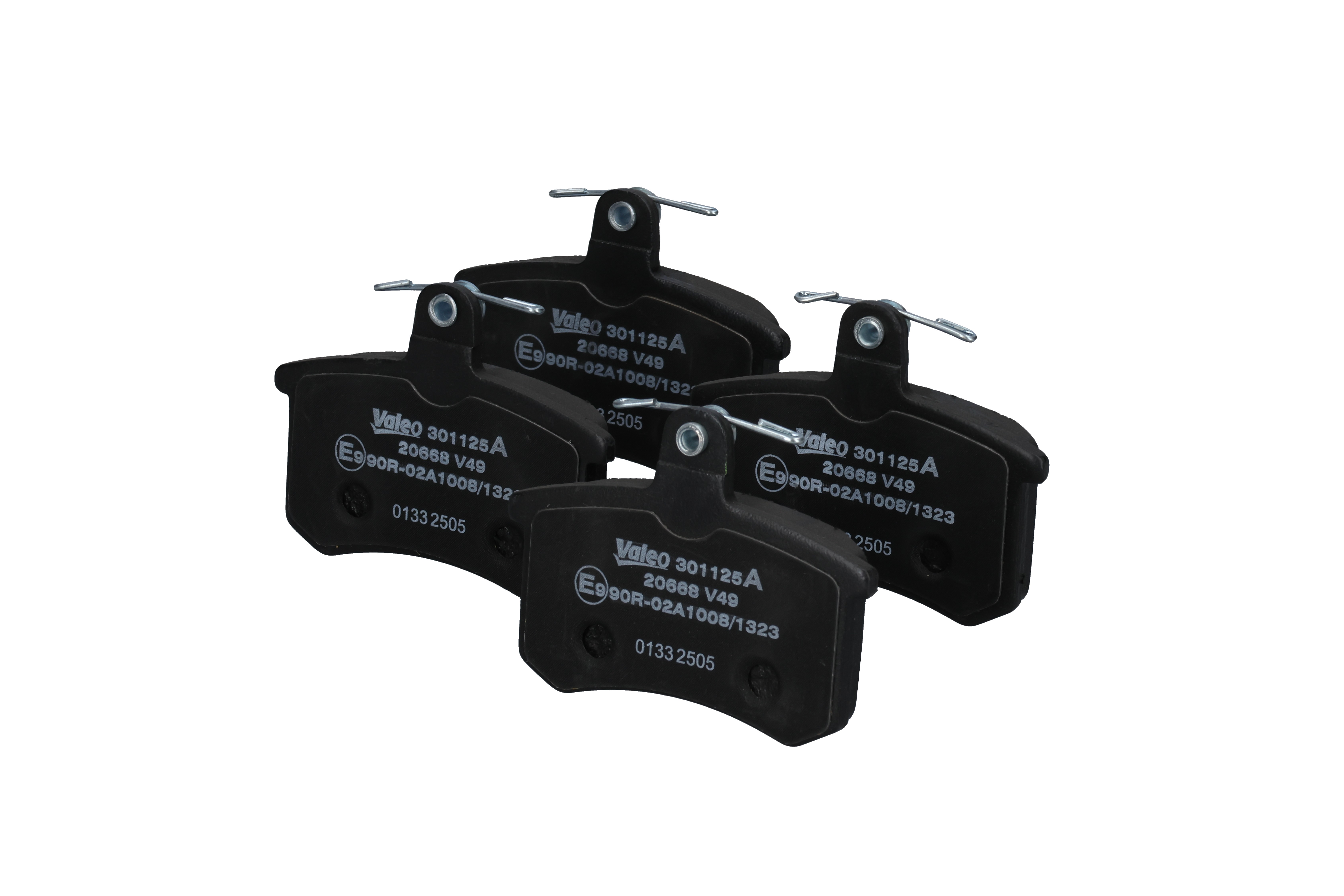 VALEO Eje trasero, excl. contacto de avisador de desgaste Altura: 68,8mm, Ancho: 87,5mm, Espesor: 15,5mm Pastillas de freno 301125A comprar online