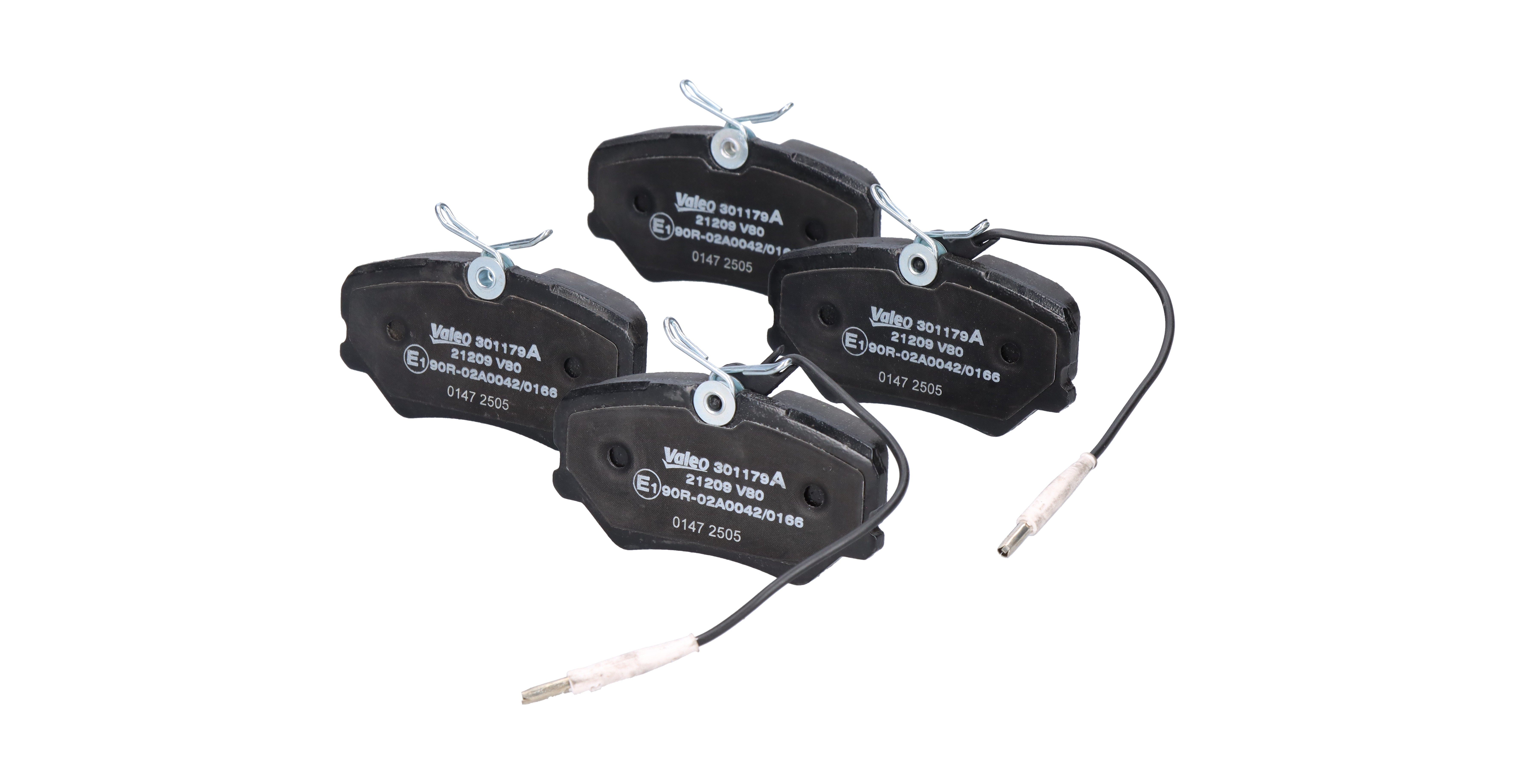 301179A Bremseklodser VALEO 16 17 249 880 CITROËN