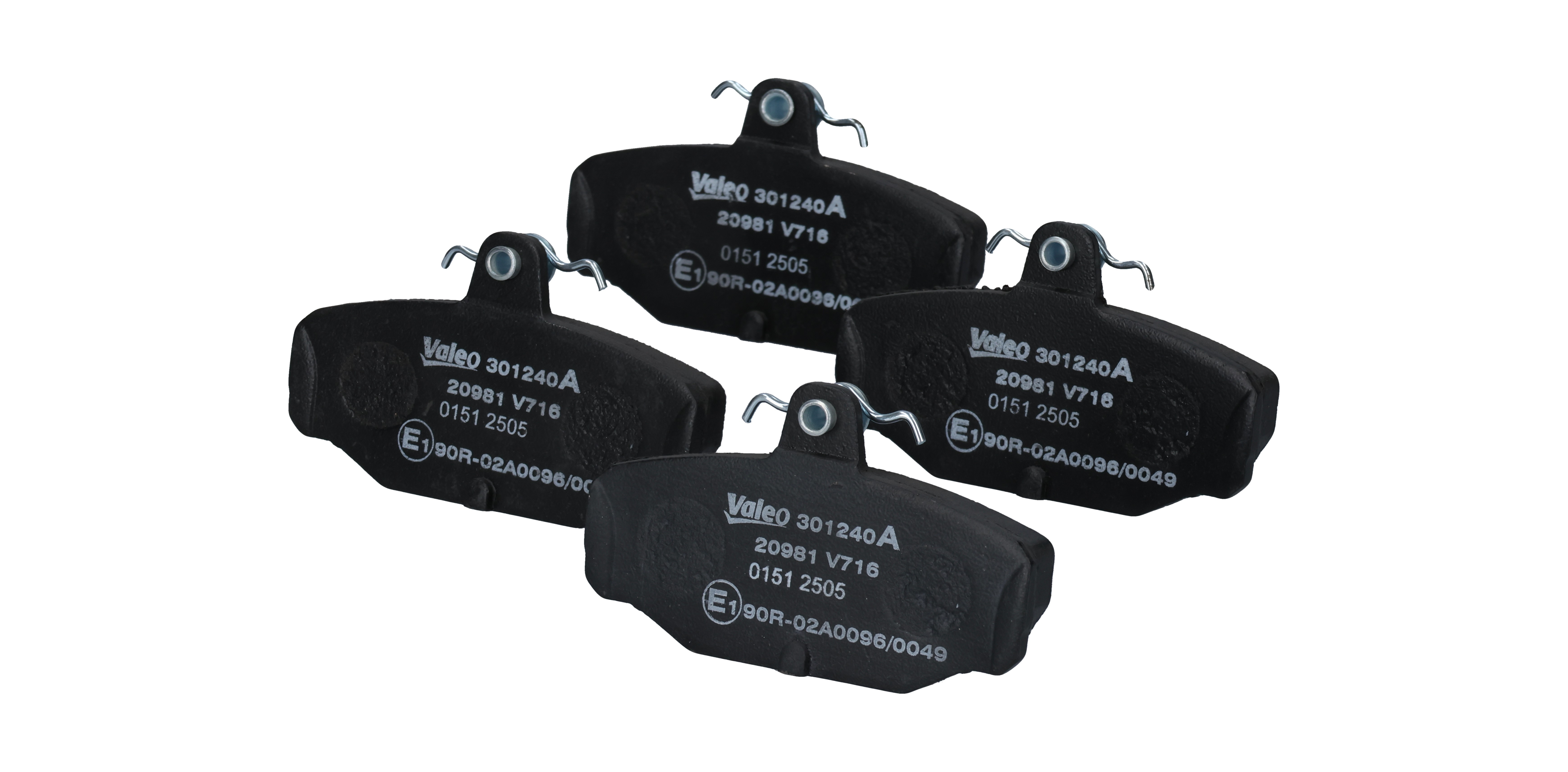 301240A Bremsbeläge VALEO V85GB 2M008 BA TVR