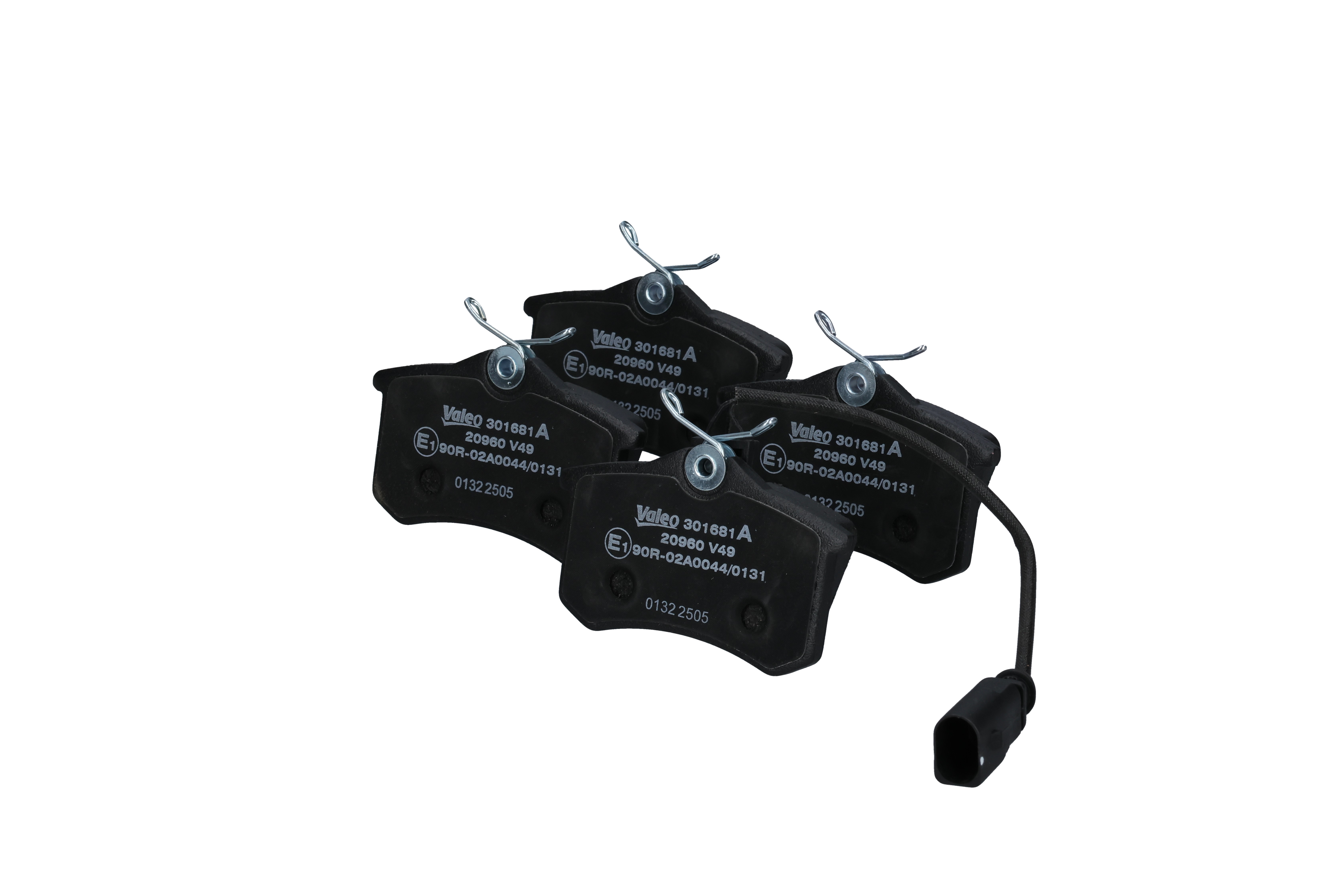 301681A Brake pad set VALEO 1109015 MERCEDES-BENZ