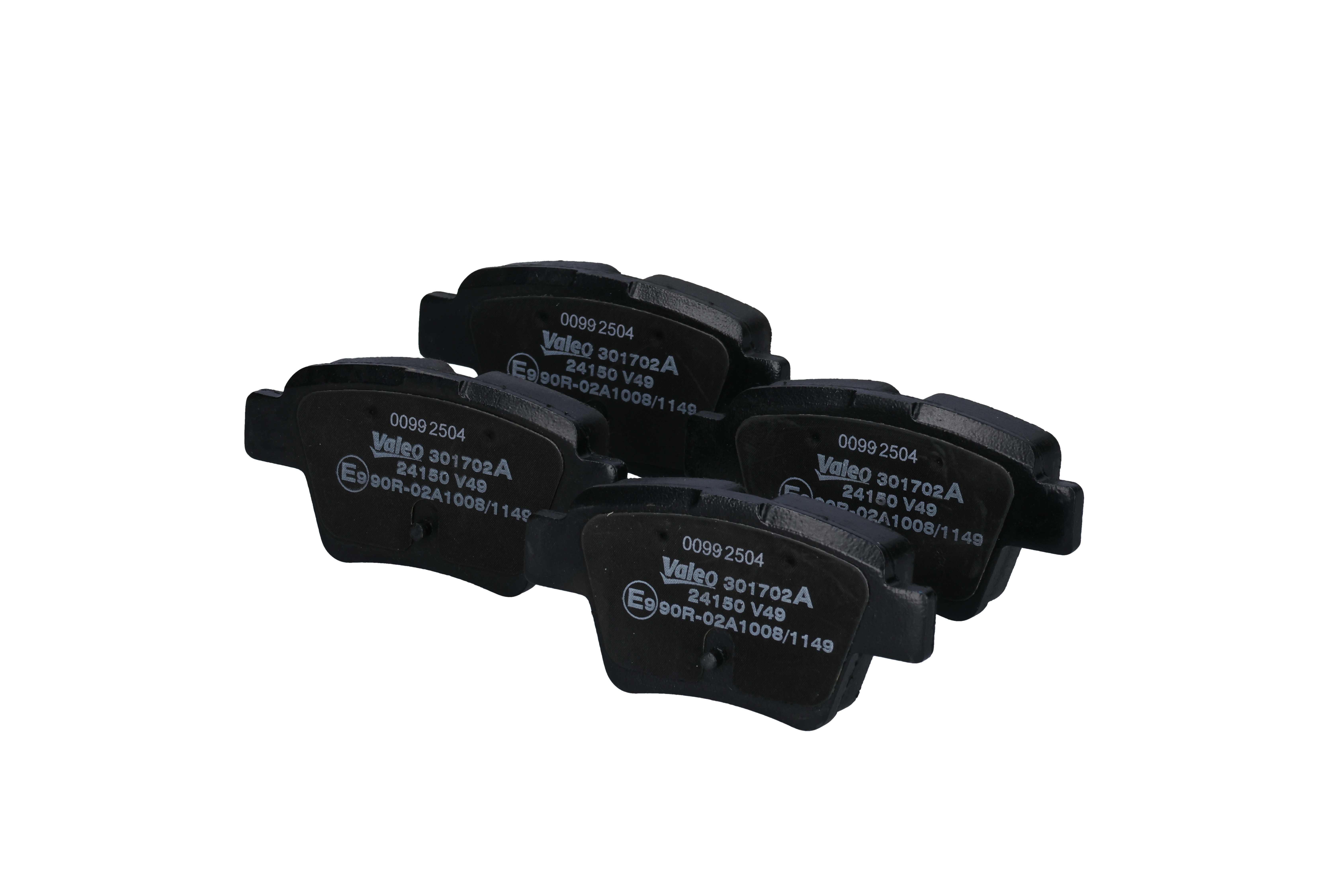 301702A Fékbetét készlet, tárcsafék VALEO 1617272480 VW