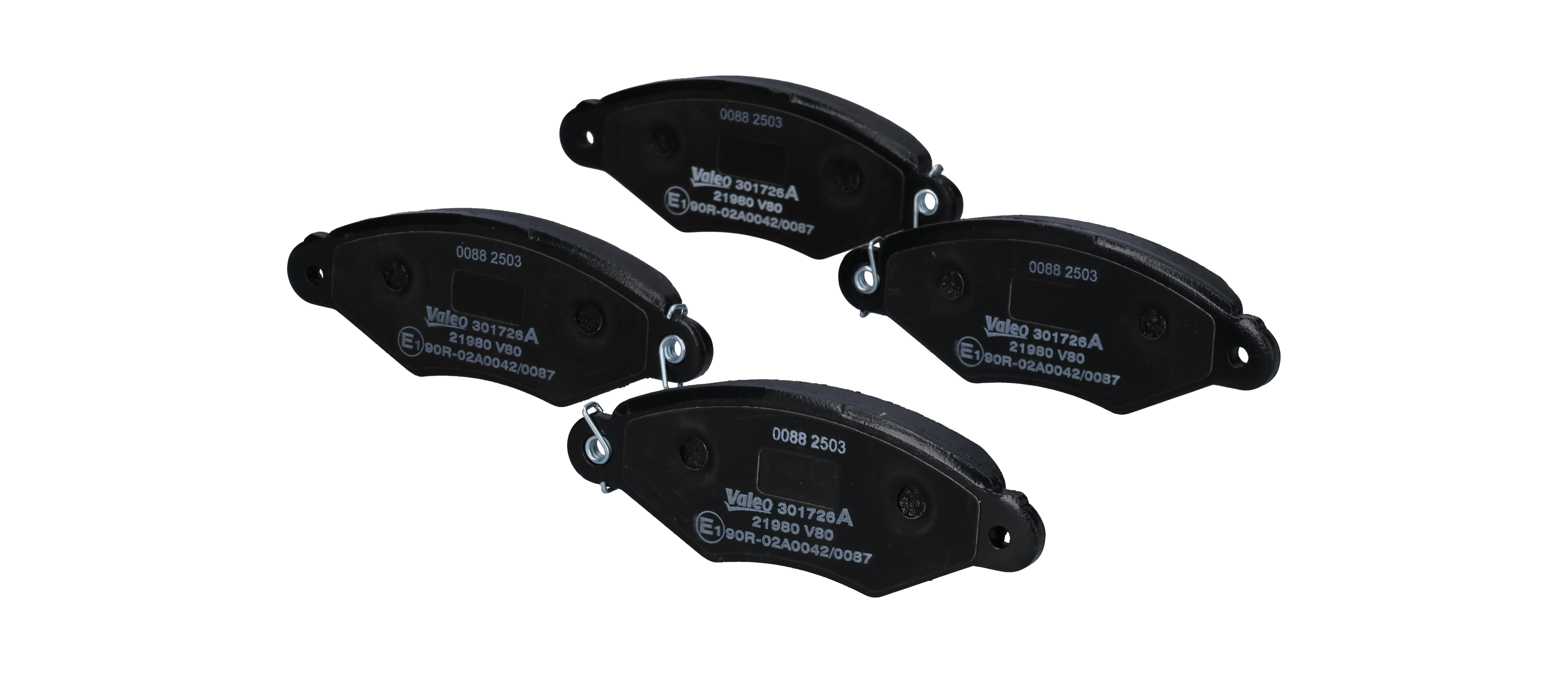 VALEO 301726A Plaquettes de frein RENAULT Kangoo I (KC, KC0/1) 1.4 75 CV Essence 2015 prix