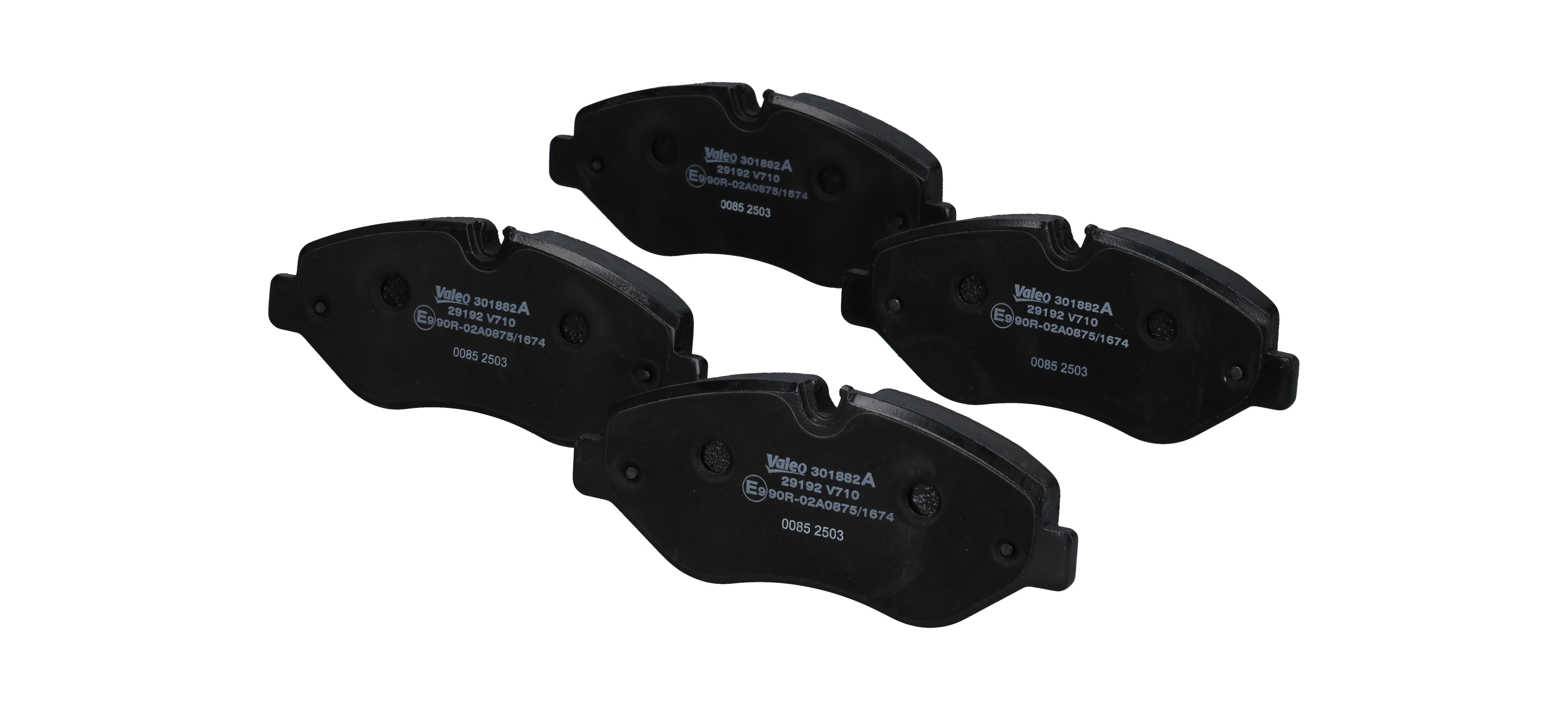 VALEO 301882A Brake pads MERCEDES-BENZ VITO Bus (W639) 126 258 hp Petrol 2011 price