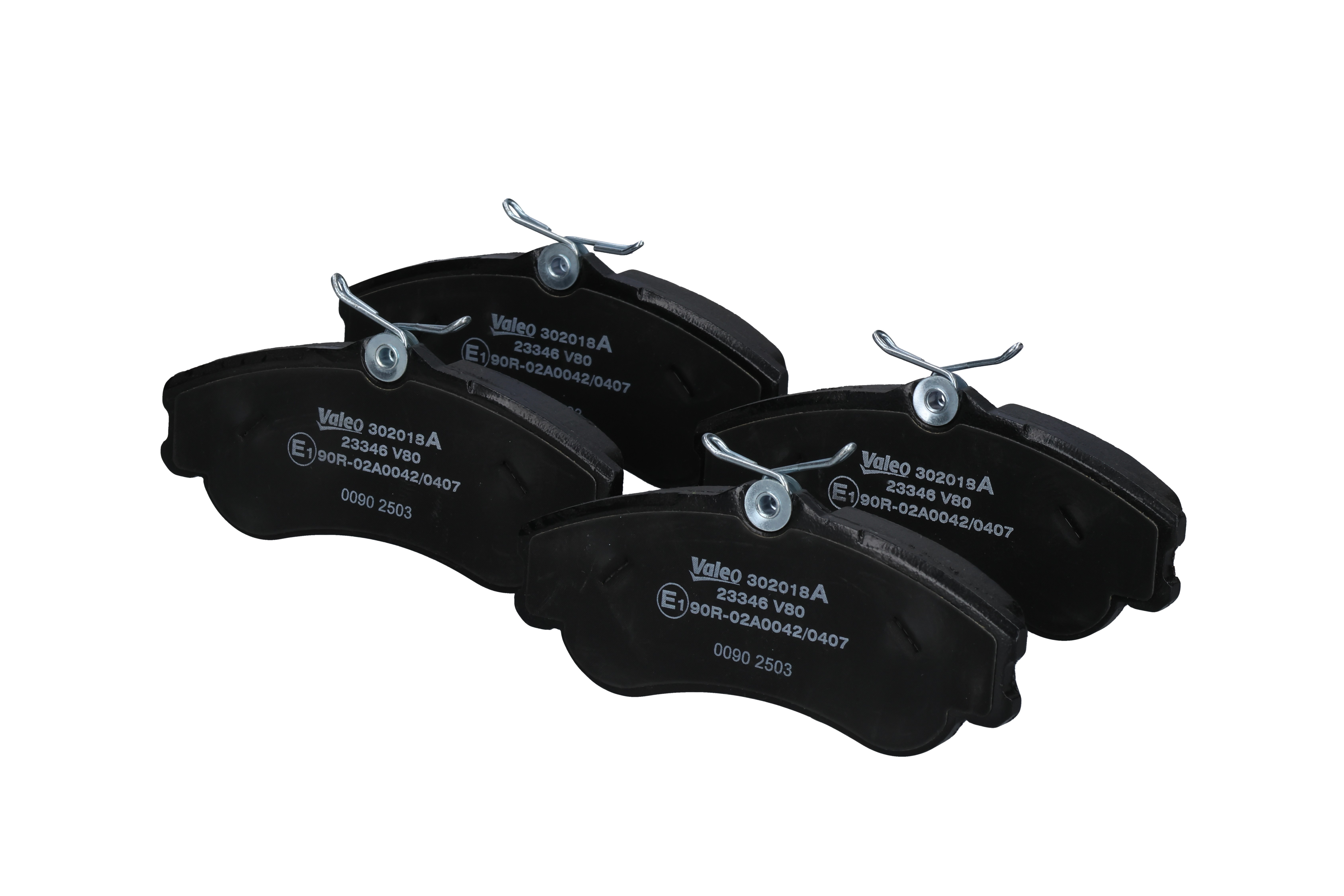 302018A Brake pad set VALEO E172073 CITROËN