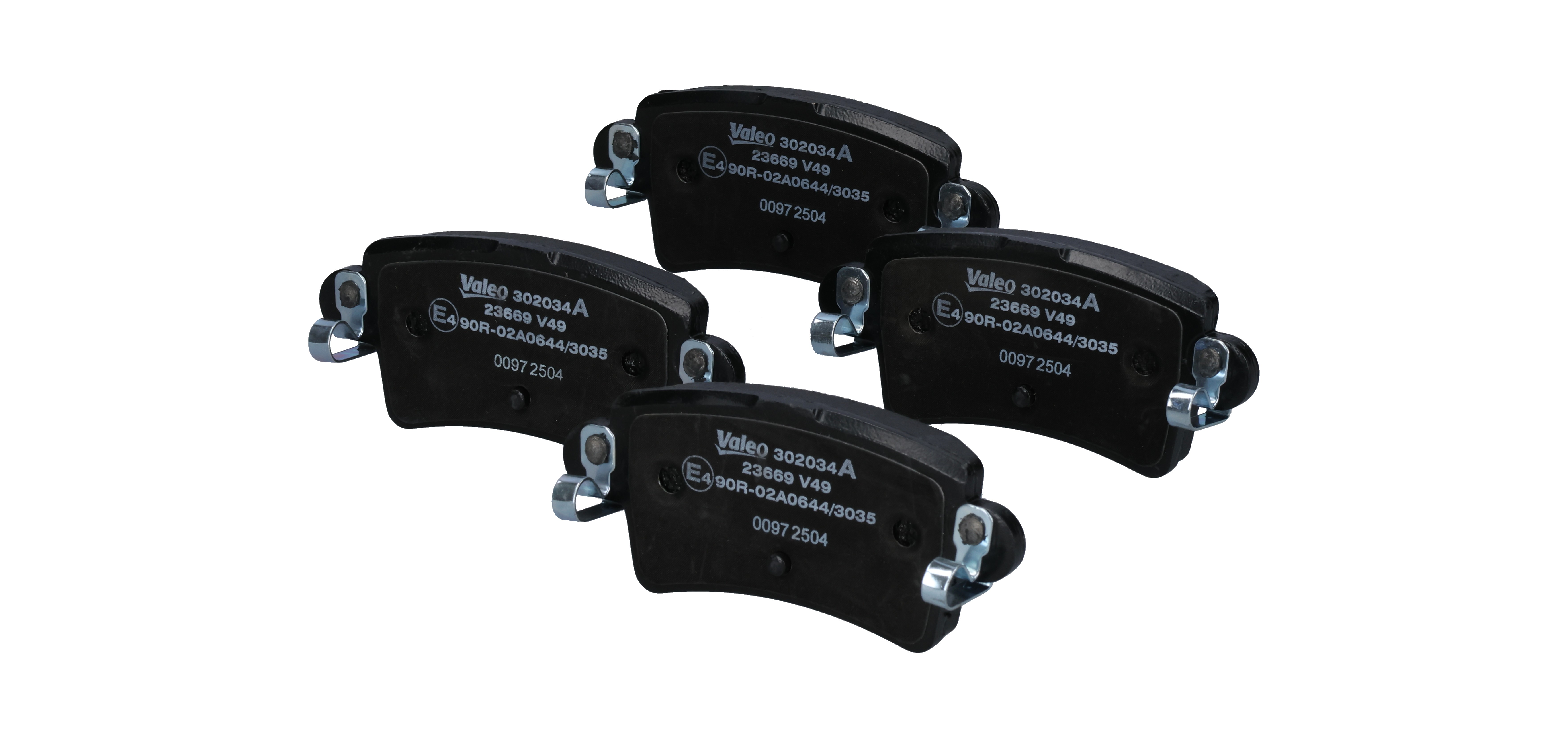 302034A Brake pad set VALEO 16 05 623 RENAULT