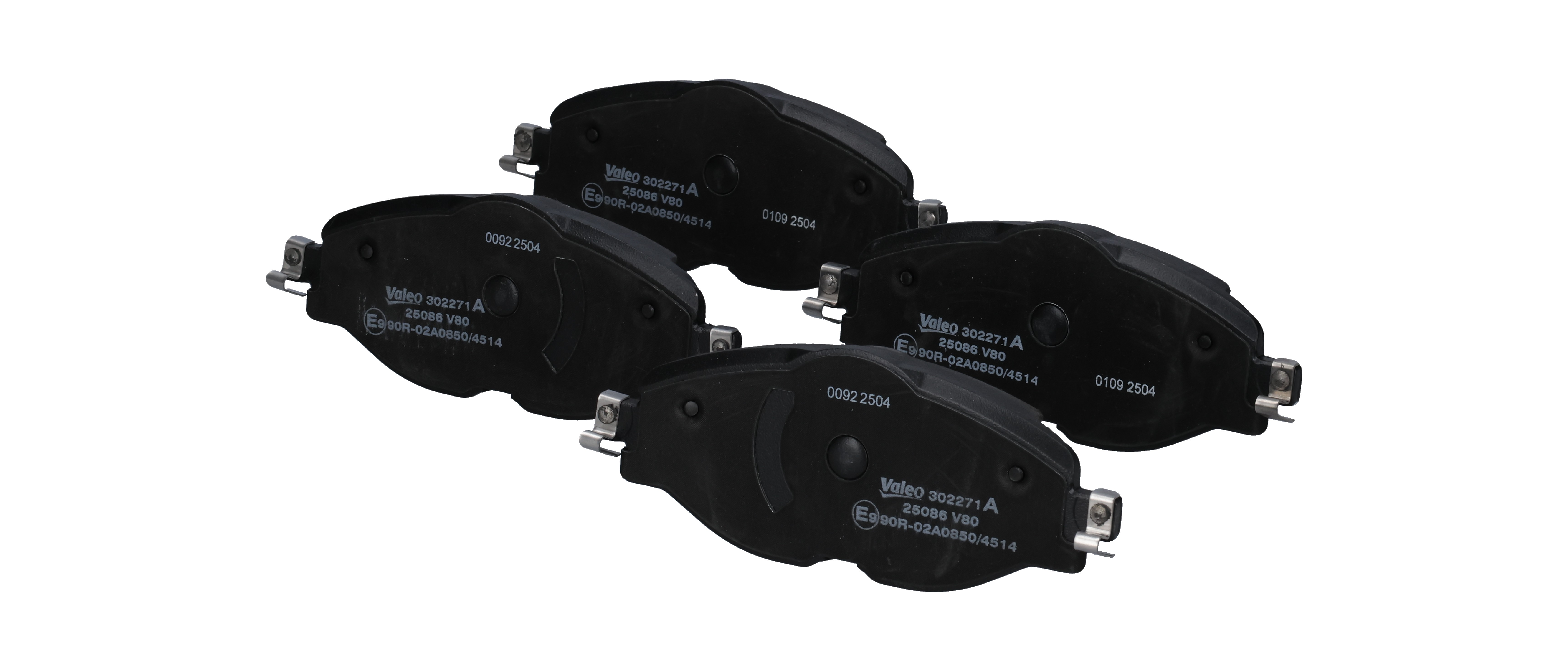 302271A Комплект спирачно феродо, дискови спирачки VALEO 5QD698151 AUDI