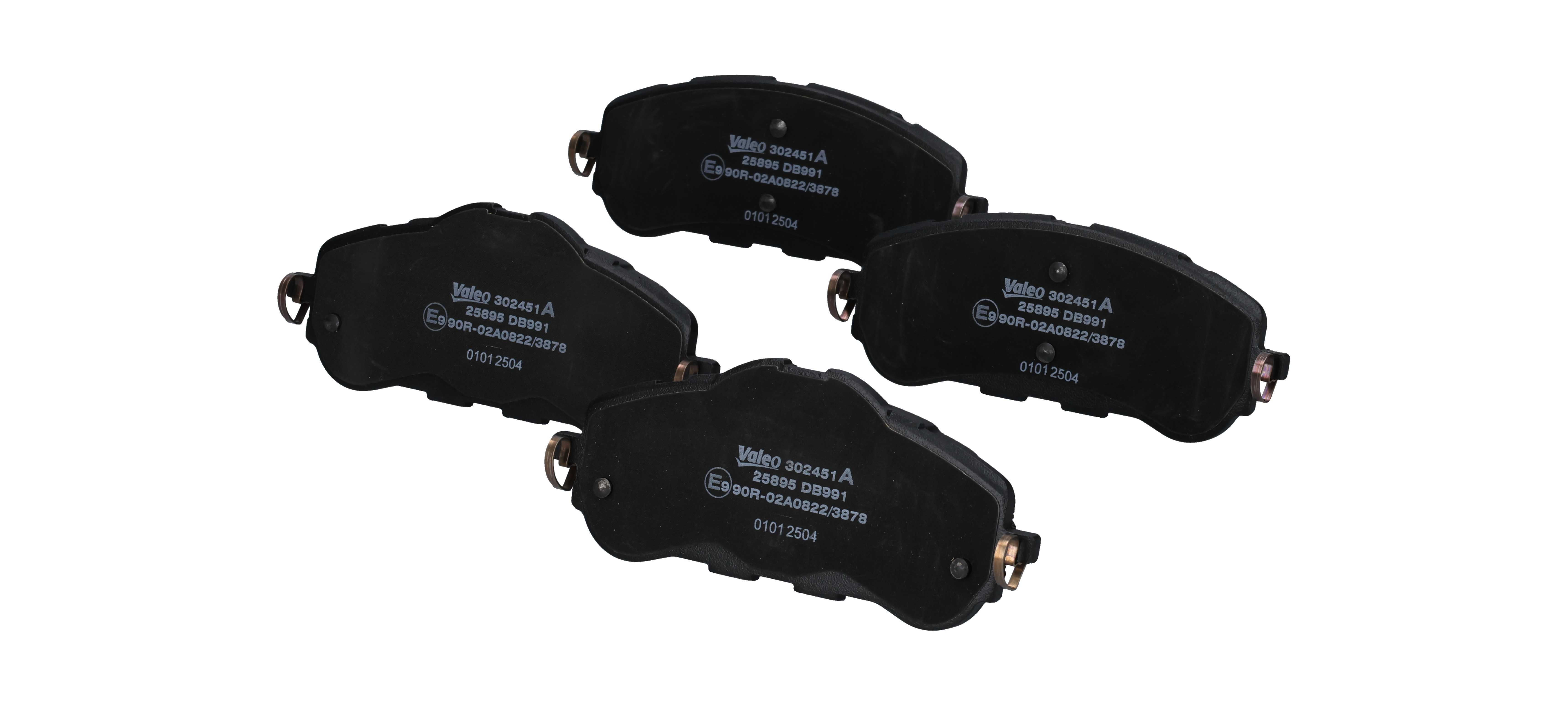 302451A Τακάκια φρένων VALEO 1647860280 CITROËN