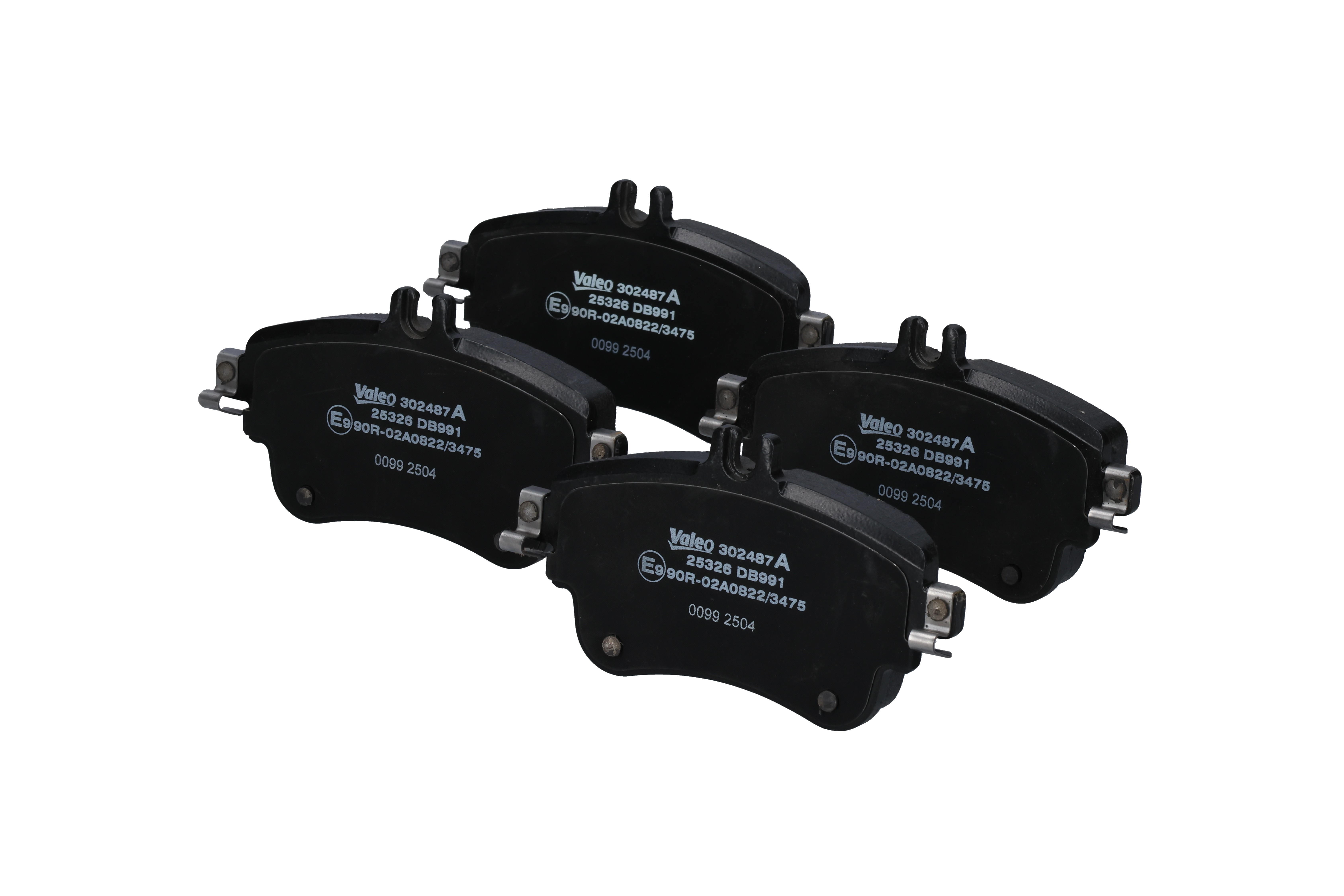 302487A Bremsbeläge VALEO 000 420 29 02 MERCEDES-BENZ