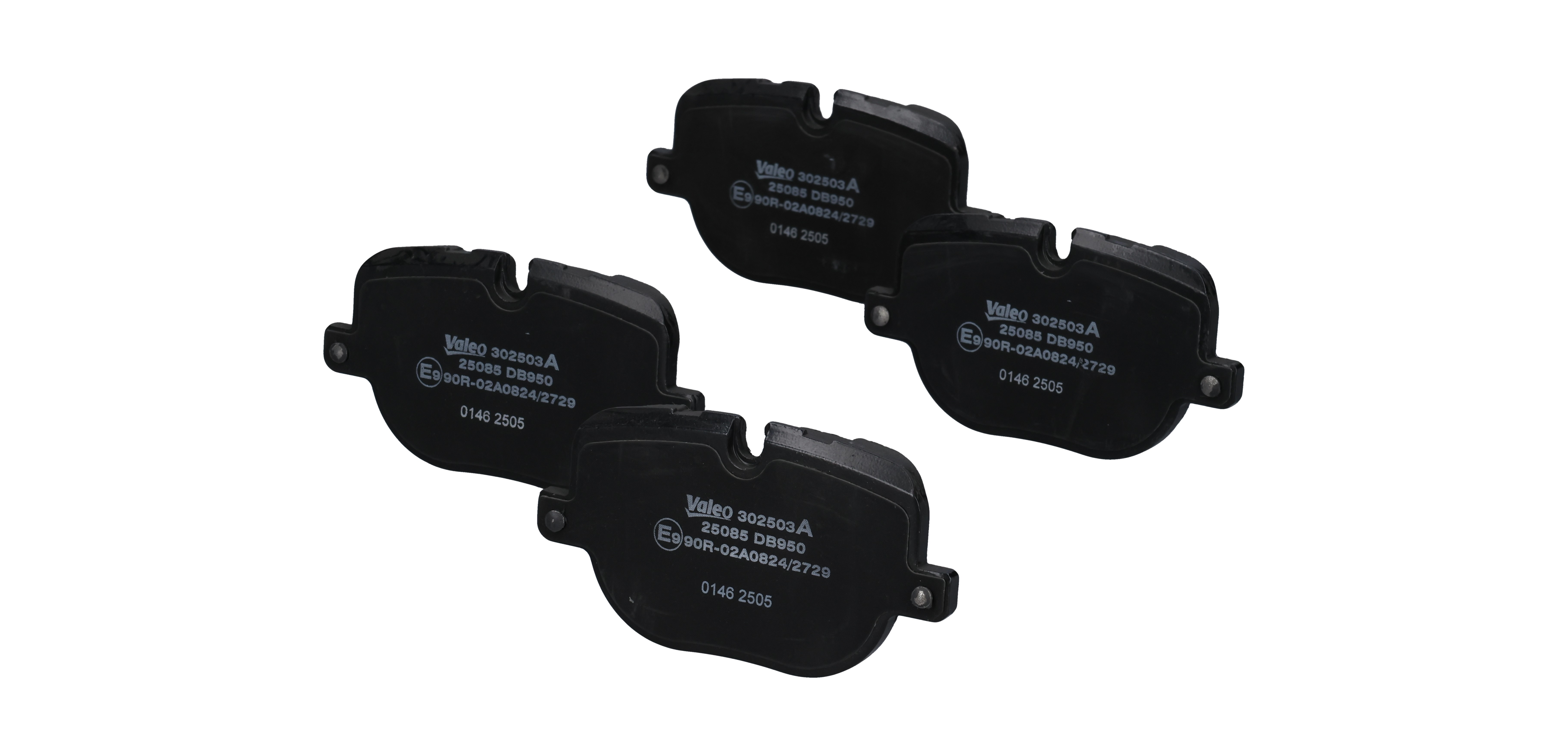 302503A Brake pad set VALEO LR 015577 LAND ROVER
