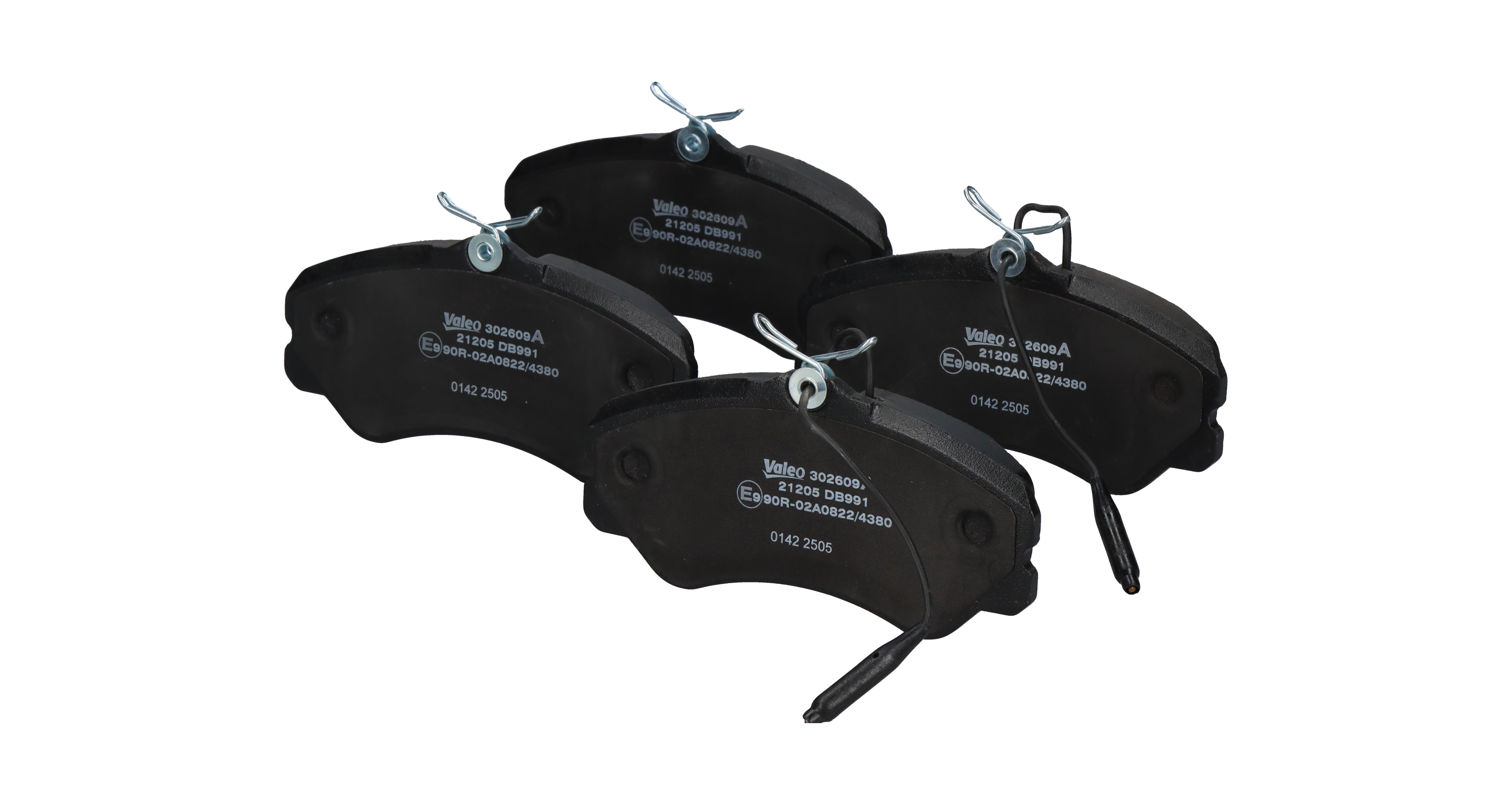 302609A Pastilhas de travão VALEO 95 640 895 AUDI