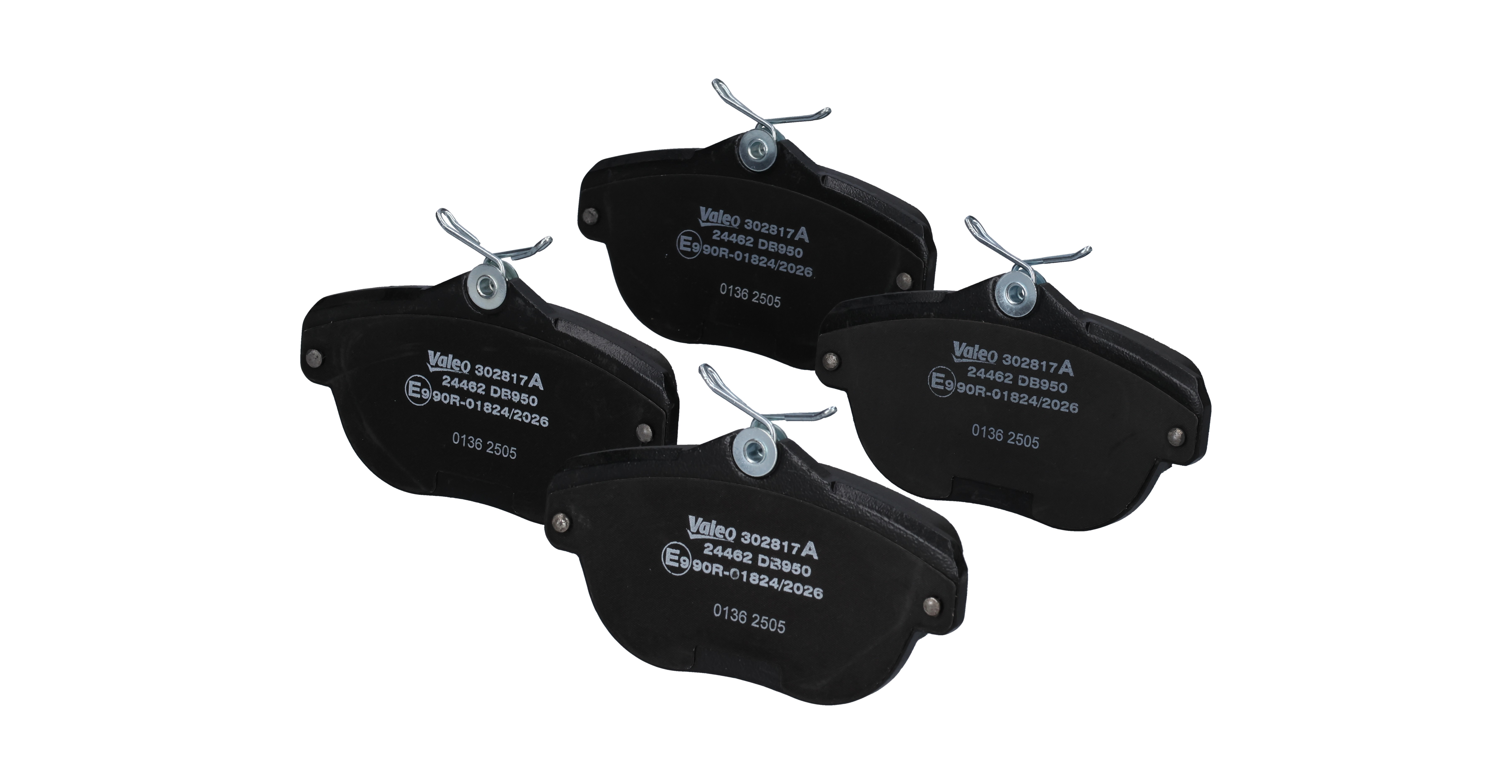 VALEO 302817A Brake pad set CITROЁN C6 Saloon 3.0 HDi 241 hp Diesel 2010 price