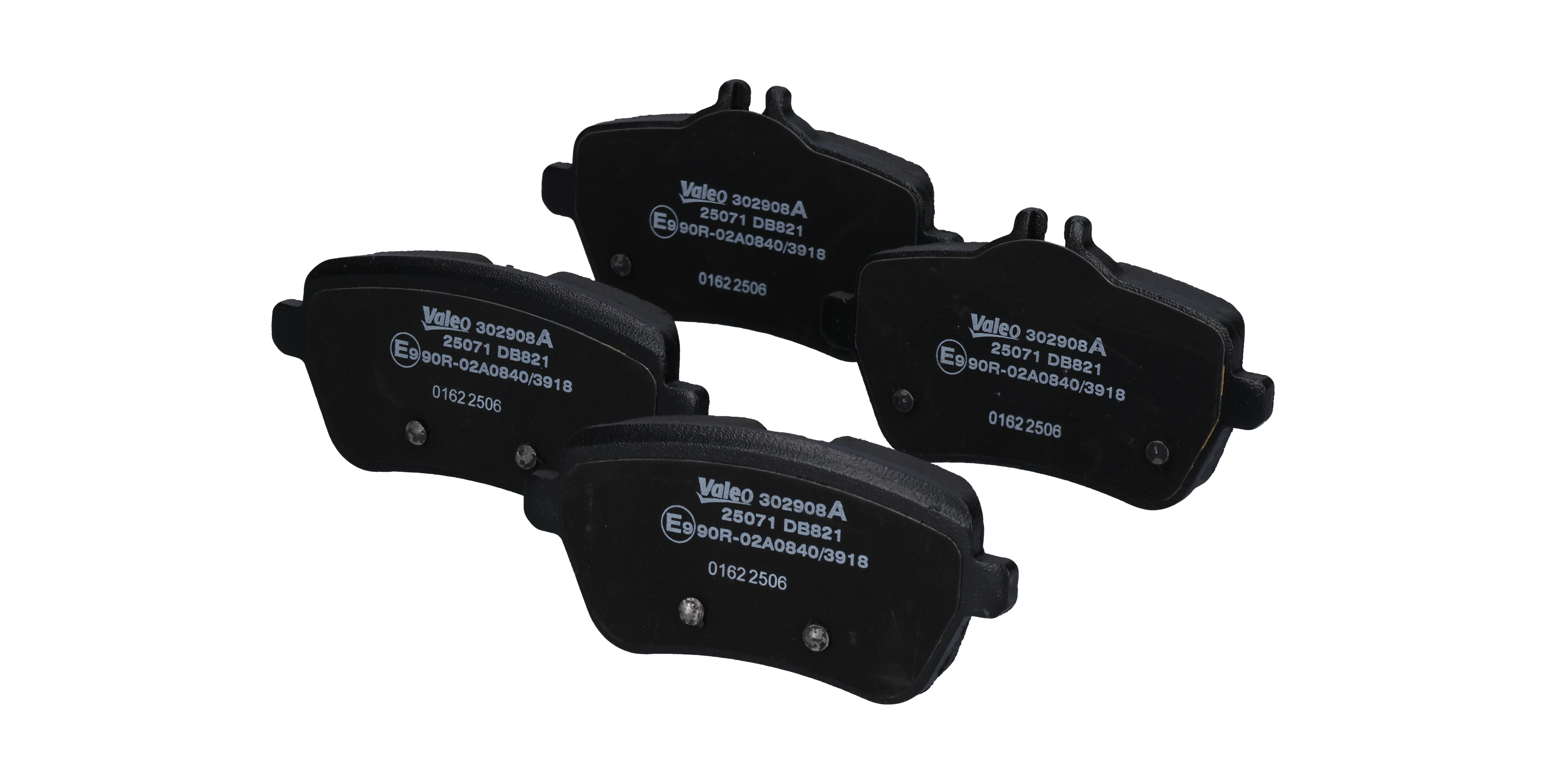 302908A Brake pad set VALEO A 006 420 72 20 MERCEDES-BENZ