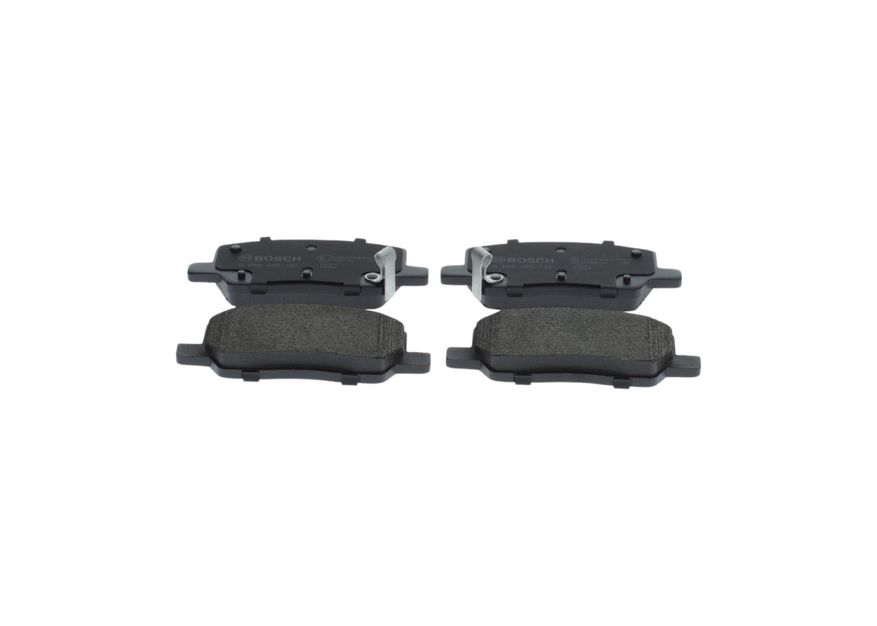 BP2895 0986460197 Kit pastiglie freni BOSCH 1097416-00B