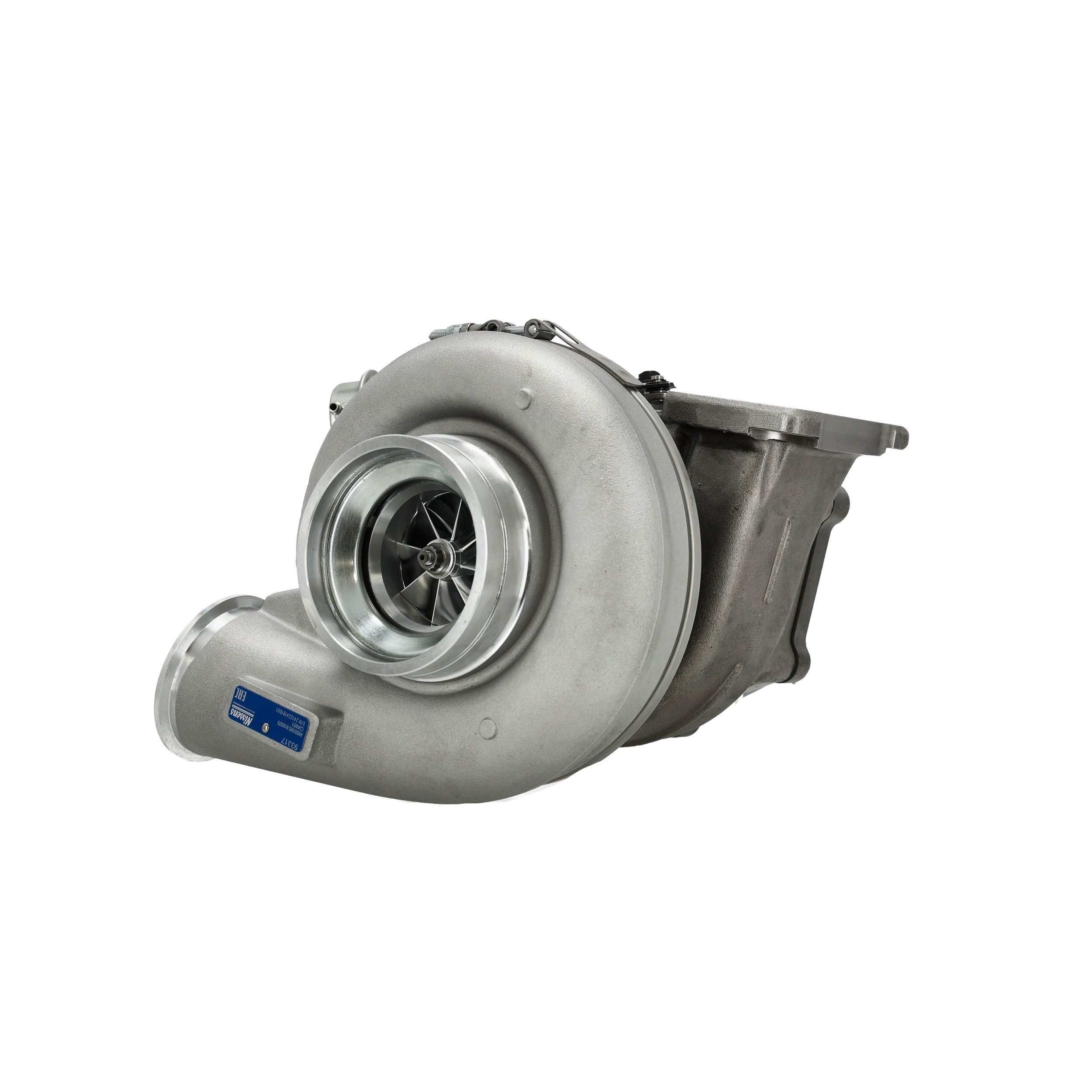 NISSENS 93317 Turbocharger Exhaust Turbocharger, Oil-cooled, pneumatic, with an electric divert-air valve, with gaskets/seals