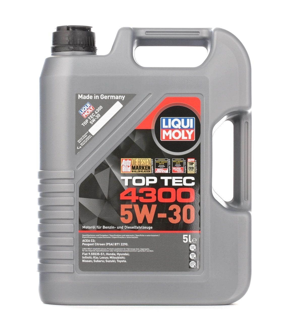 LIQUI MOLY Top Tec, 4300 5W-30, 5l, Synthetic Oil Motor oil 3741 buy