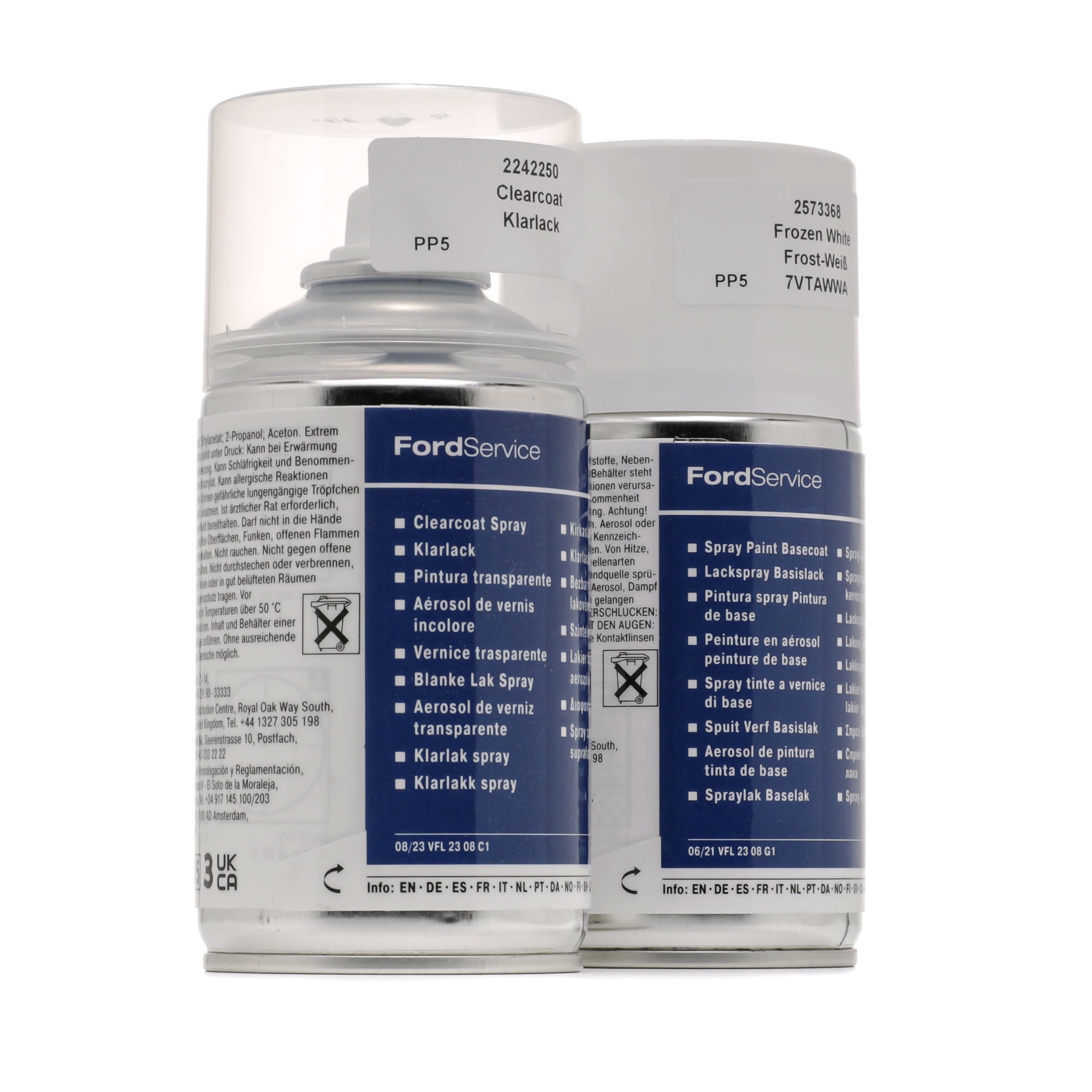 FORD 2573368 Lack weiß, Inhalt: 500ml, Spraydose