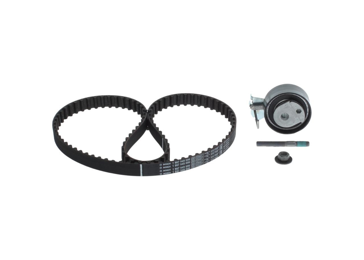 1987946719 Water pump and timing belt kit BOSCH 083185 PEUGEOT
