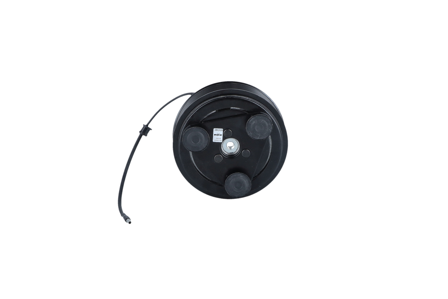 NRF Magnetkupplung 380226 12V, ZEXEL TM08, TM13, TM15 Ø 123 mm, Anzahl der Rillen: 8