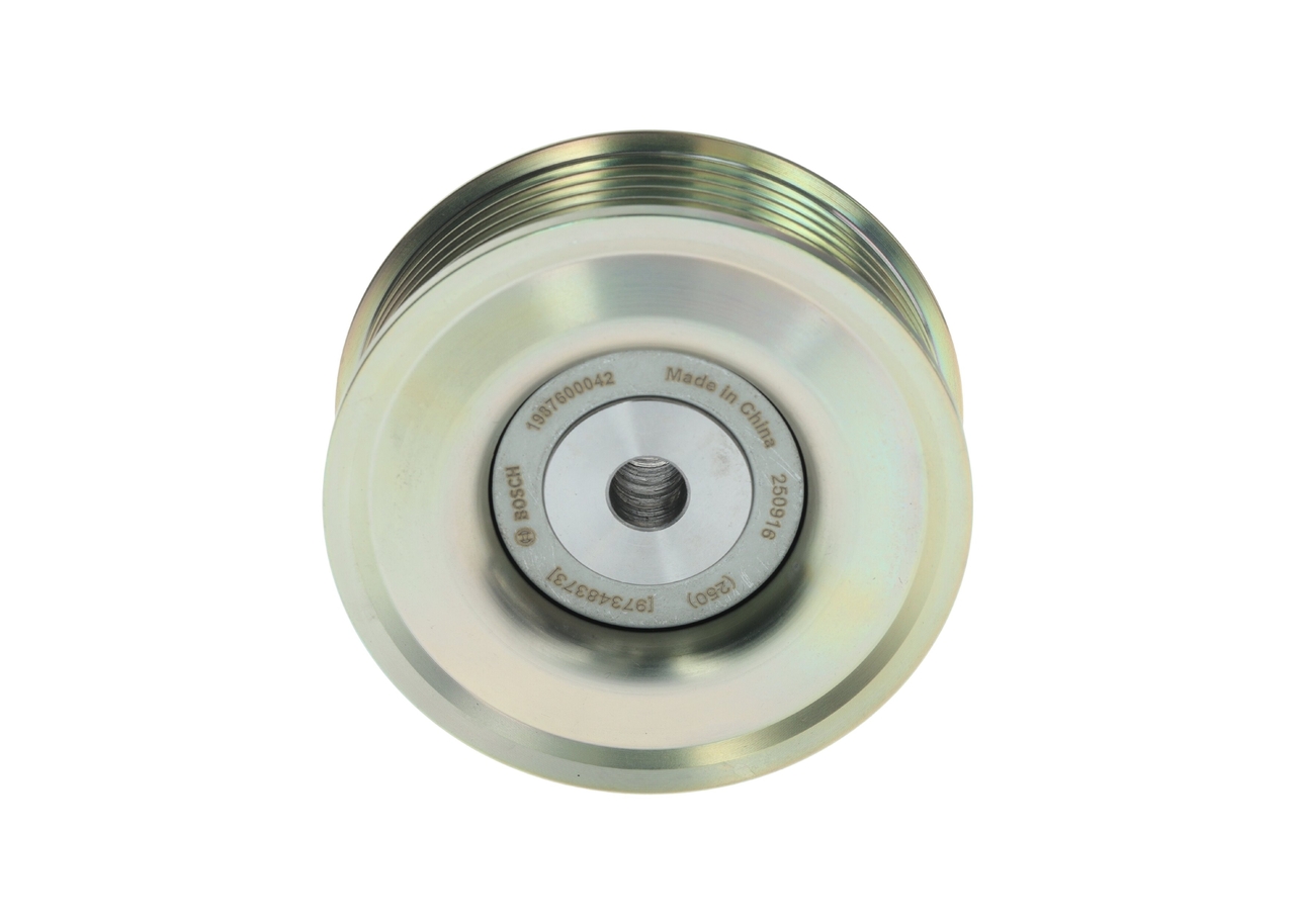 1 987 600 042 BOSCH Ø: 80mm Polia de desvio / de guia, correia trapezoidal estriada 1 987 600 042 comprar económica