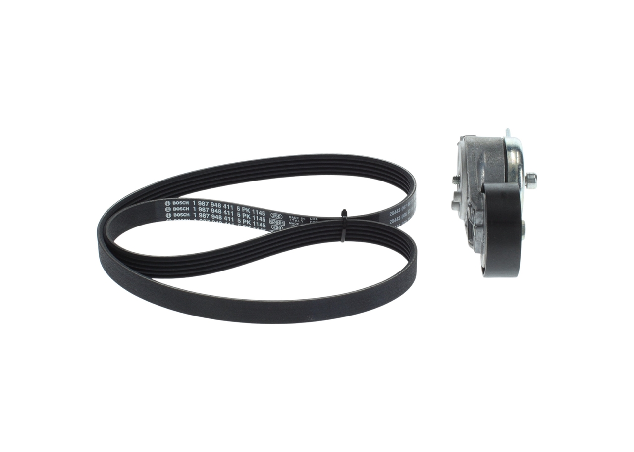 BOSCH 1987600761 FIAT PANDA (169) 1.2 Natural Power (169.AXB1A) Poly v-belt kit 60 hp Petrol/Compressed Natural Gas (CNG) 2011 cost